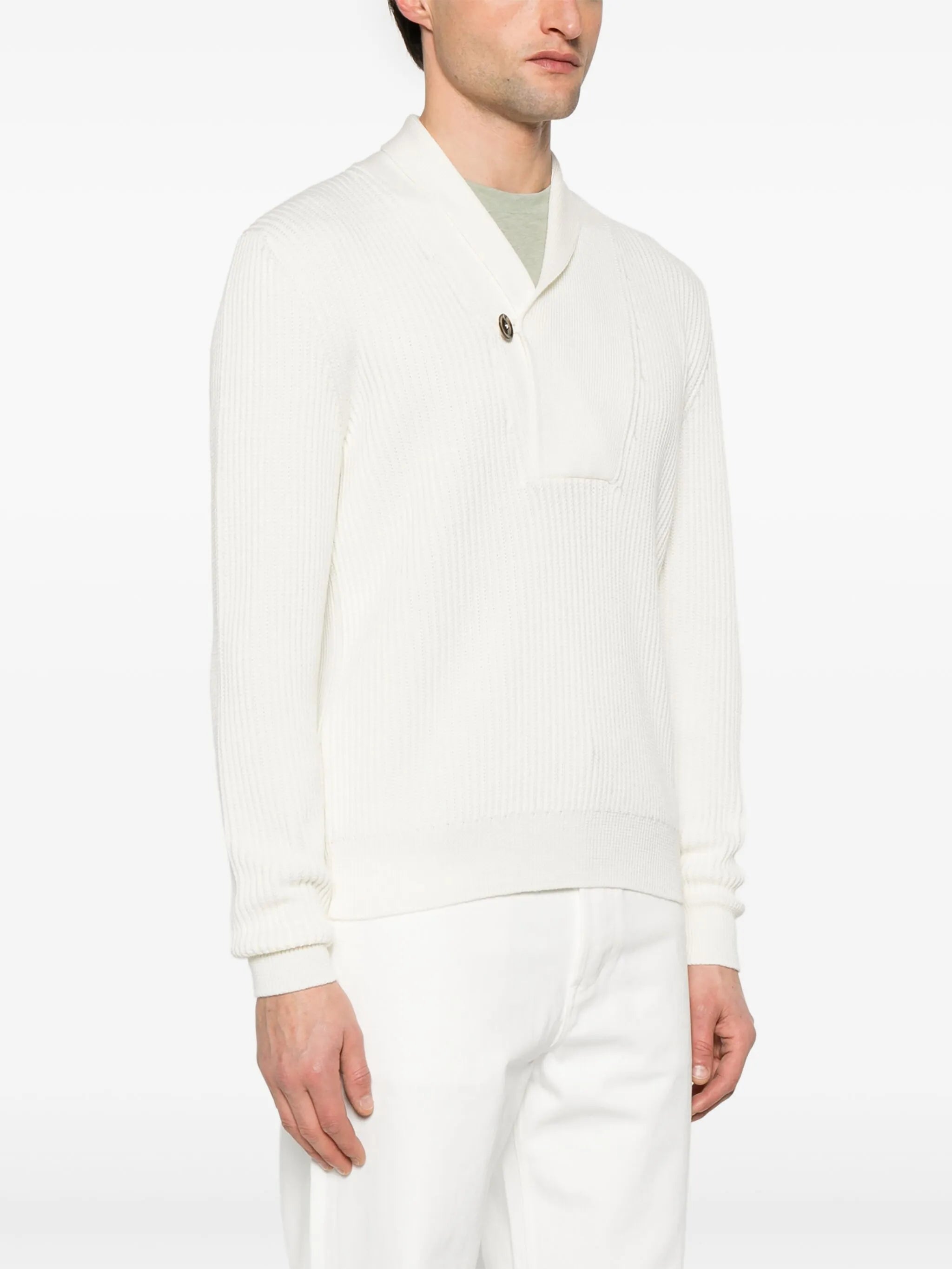 shawl collar sweater