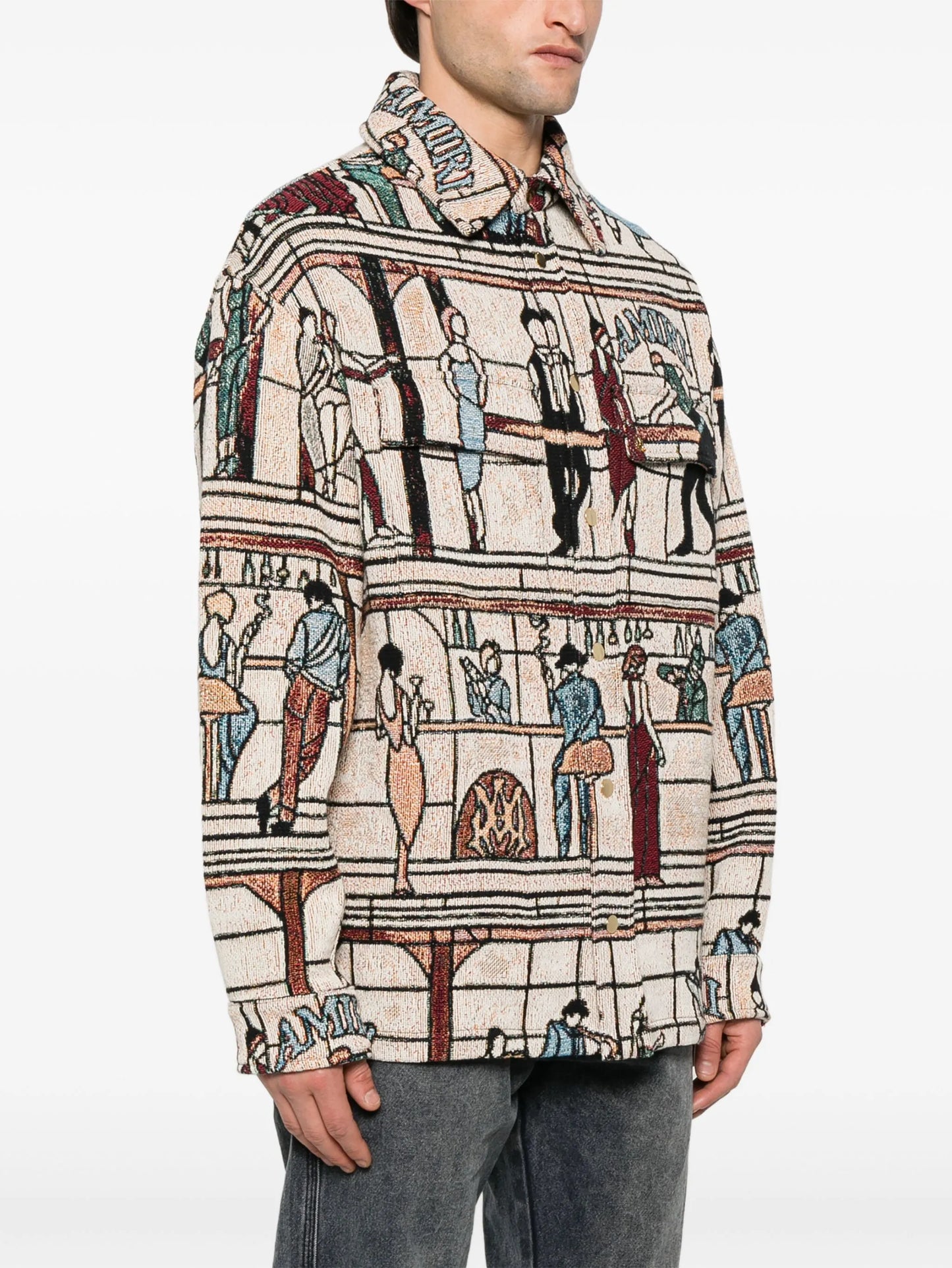 tapestry overshirt