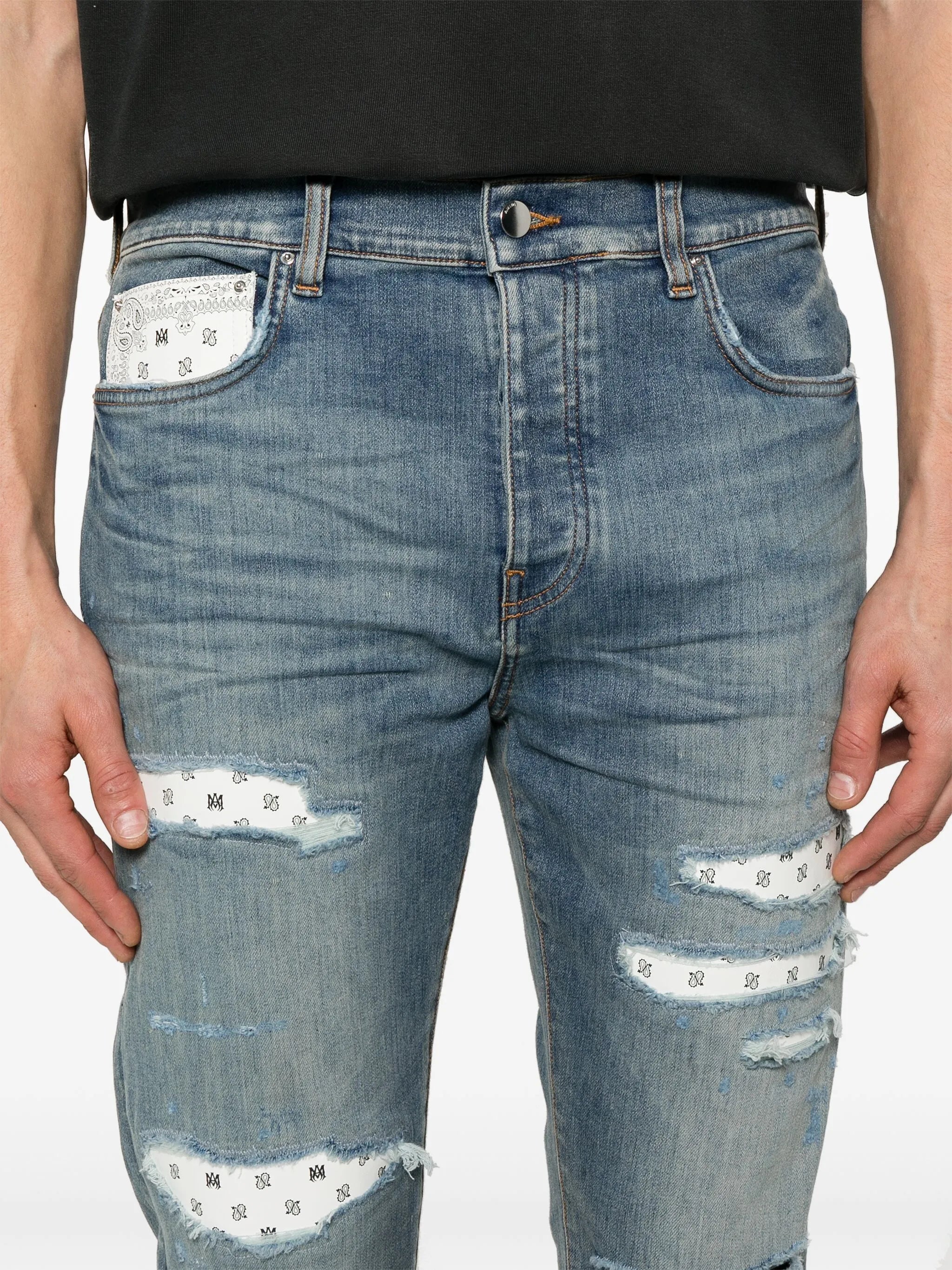 Repaired jeans