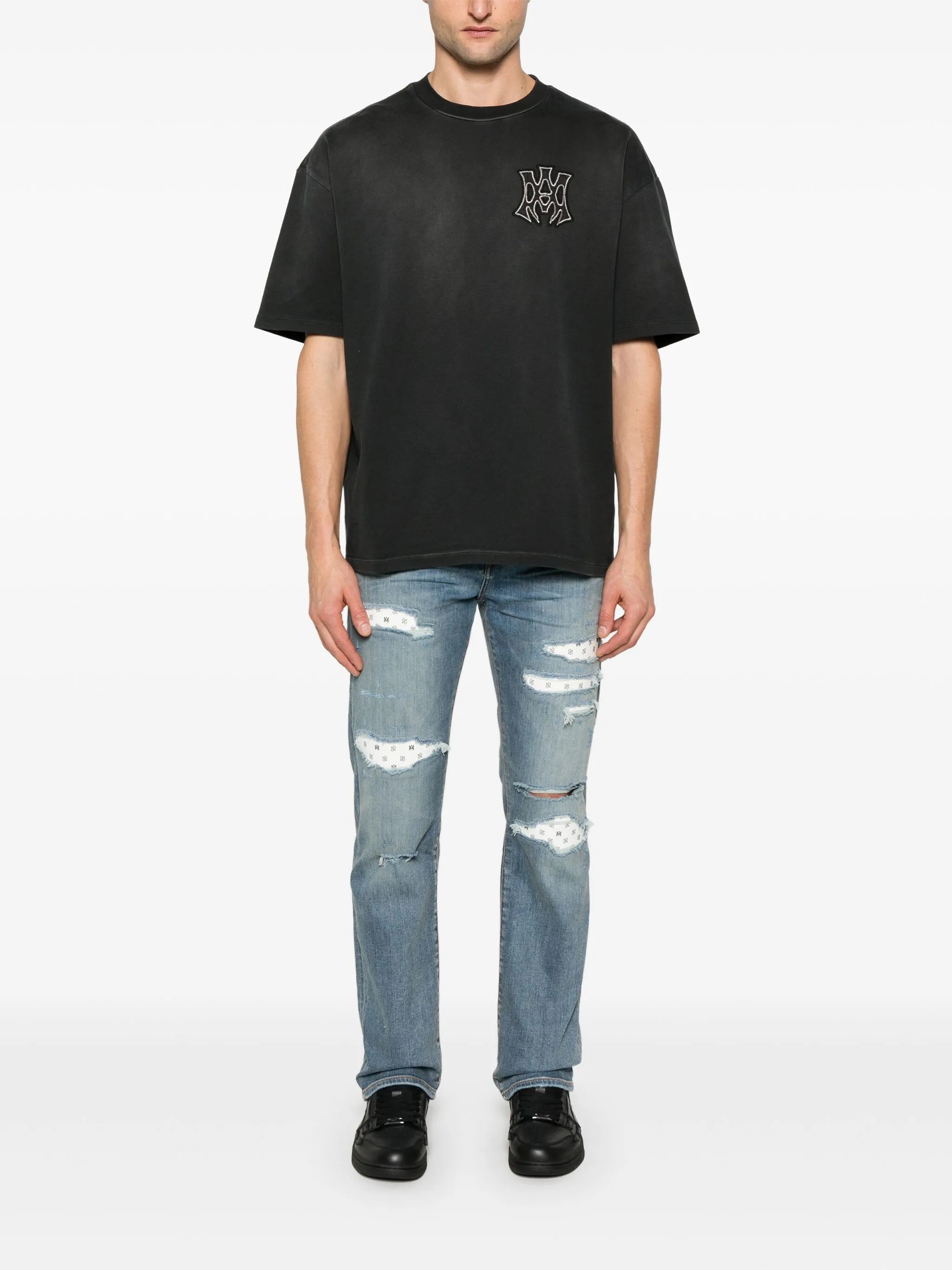 Repaired jeans