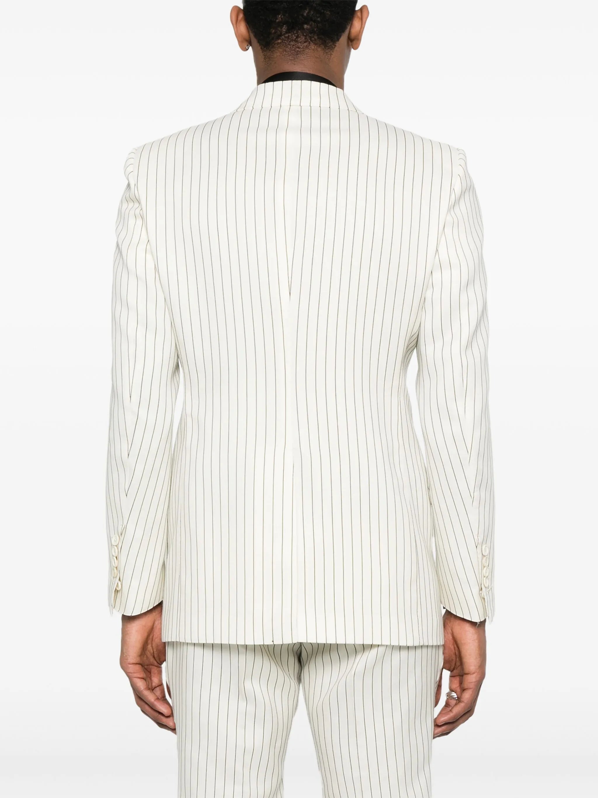 striped blazer