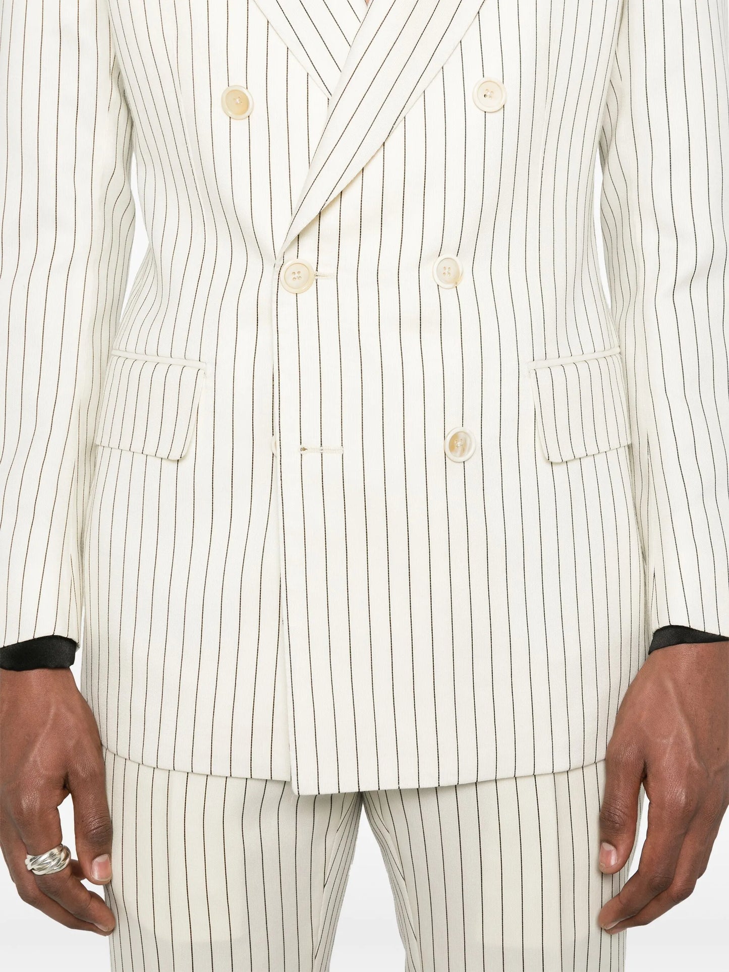 striped blazer