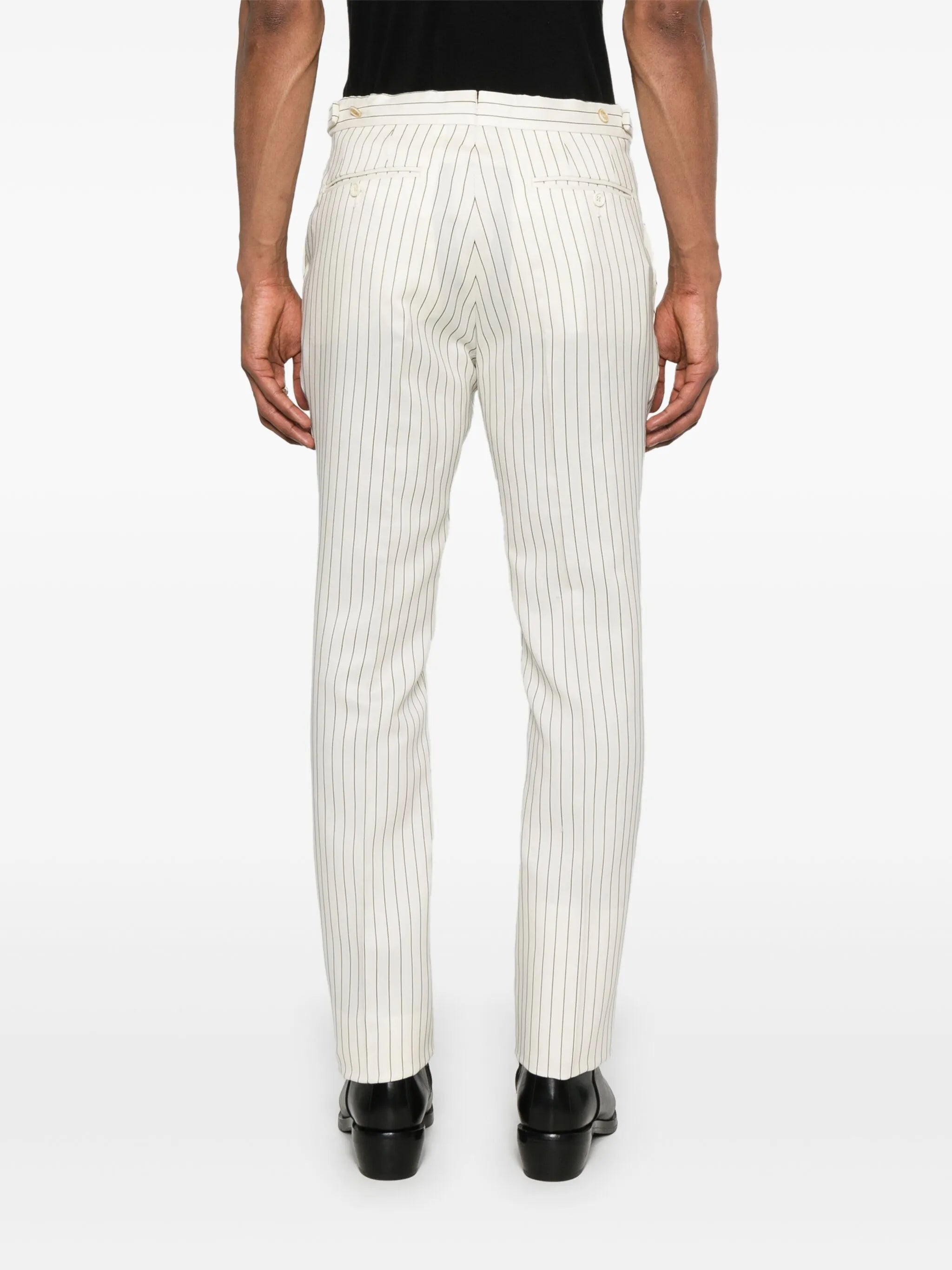 striped trousers
