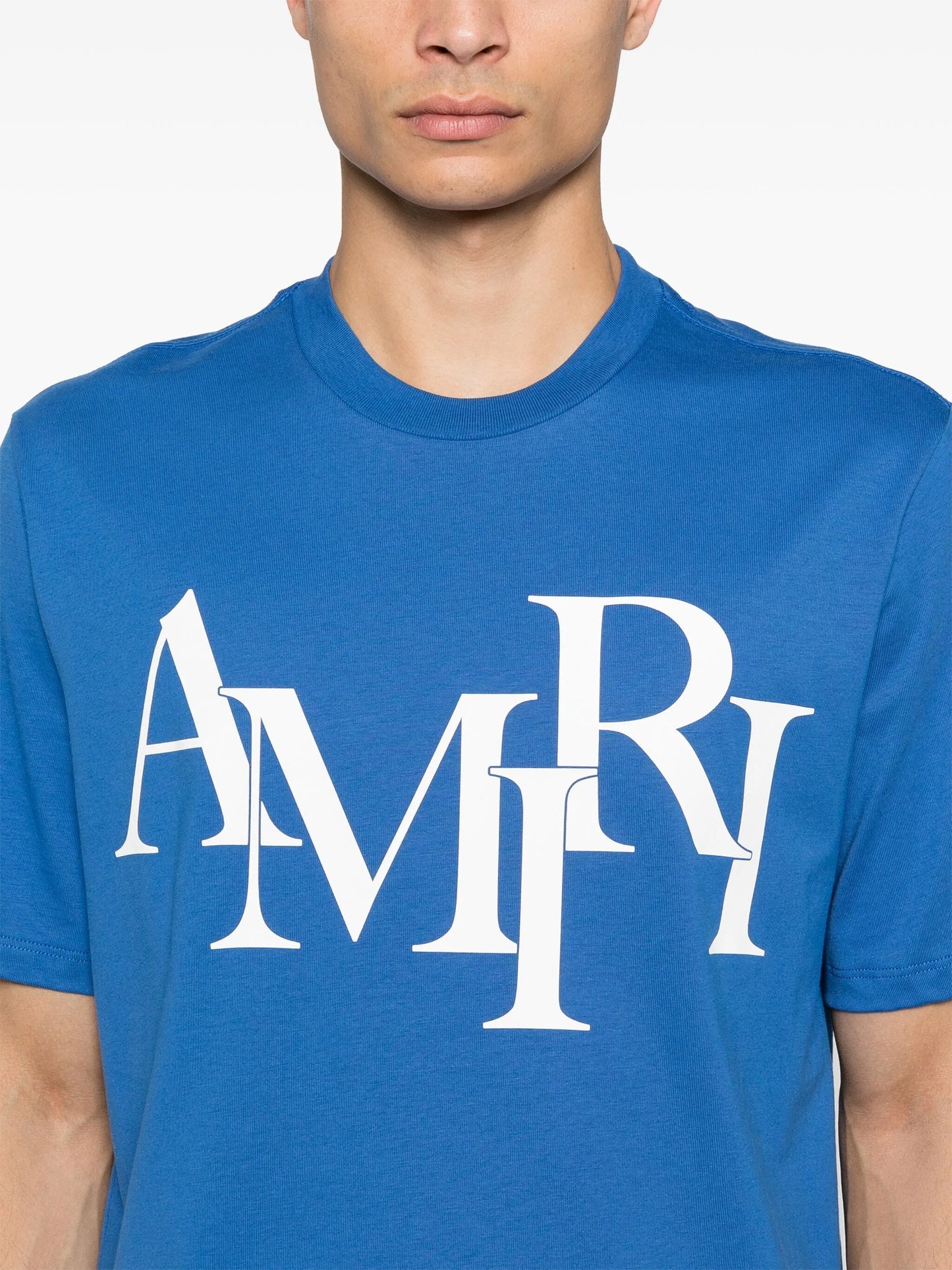 staggered-logo T-shirt