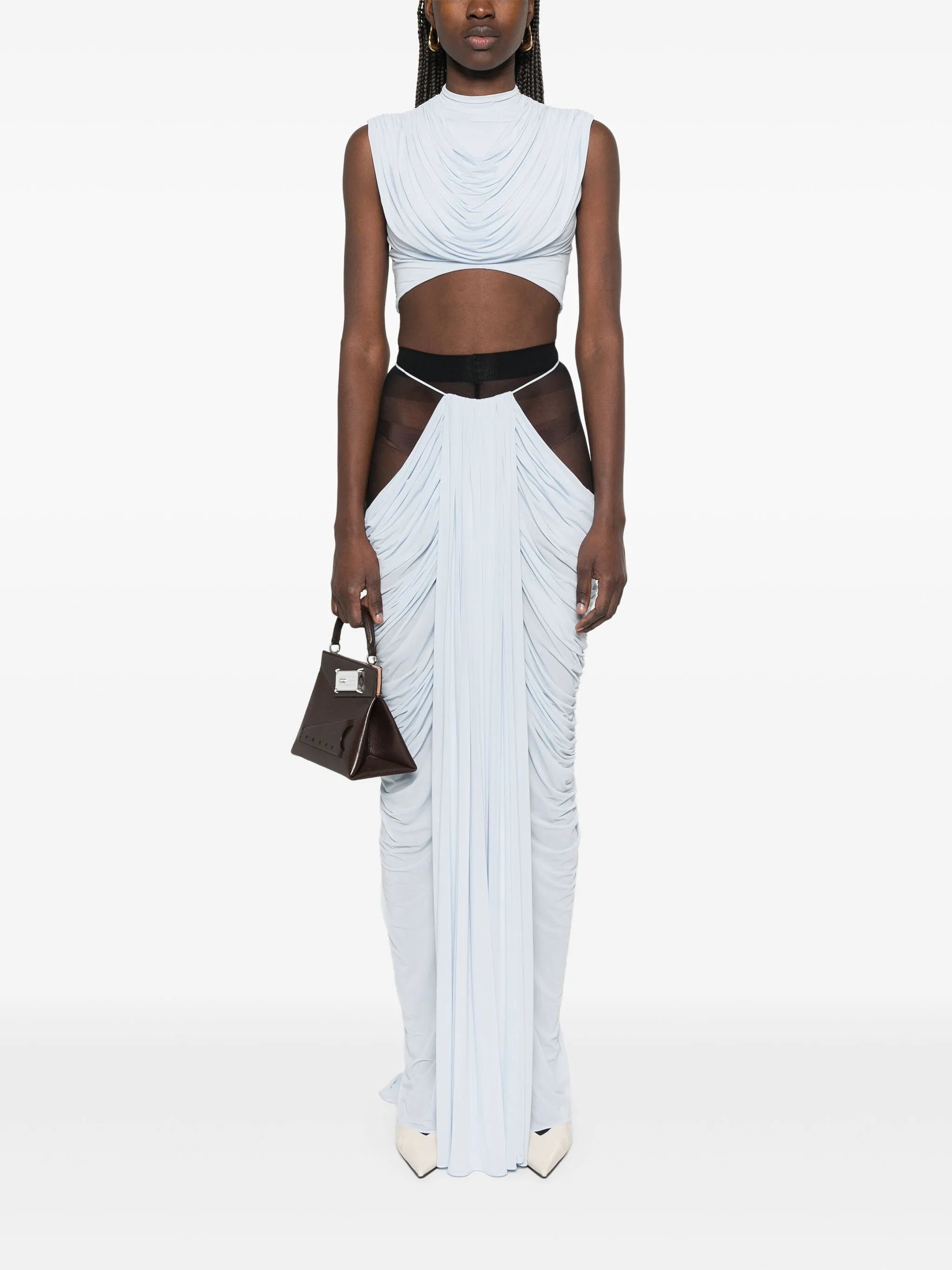 Caryatid maxi skirt
