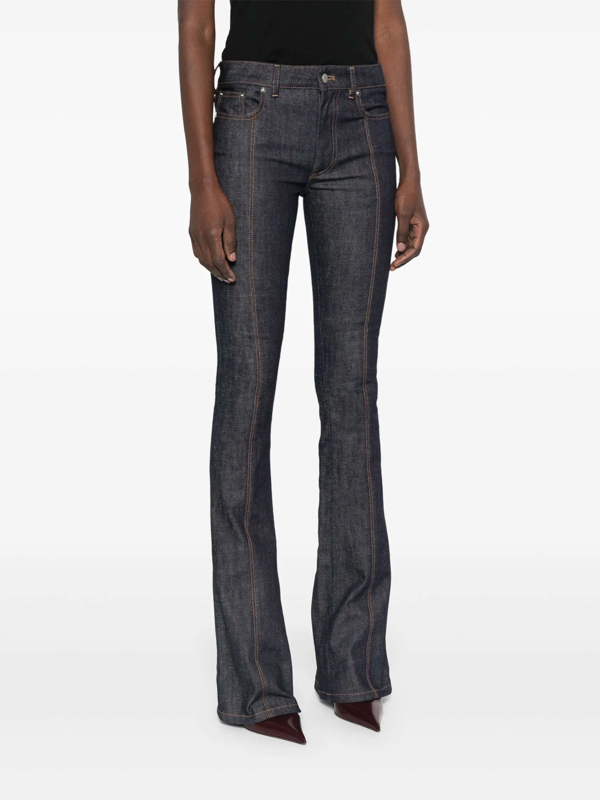 flared jeans
