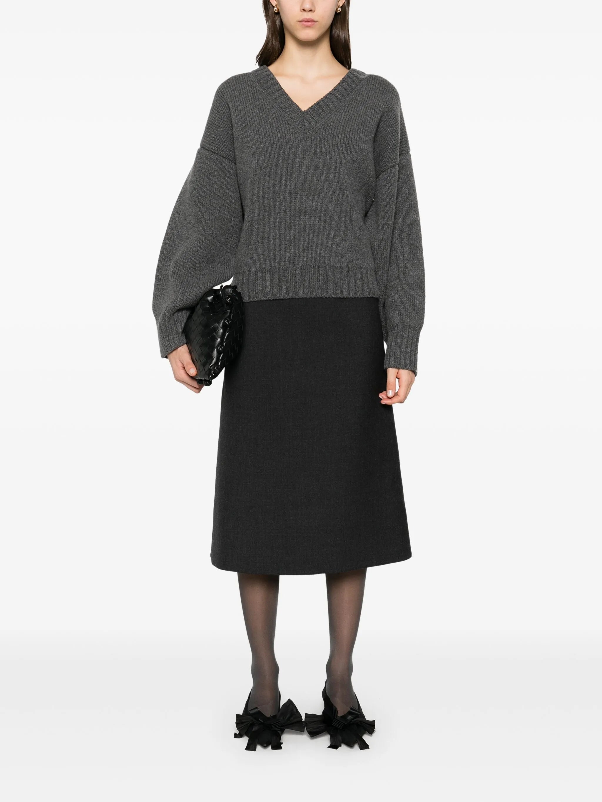 V-neck sweater