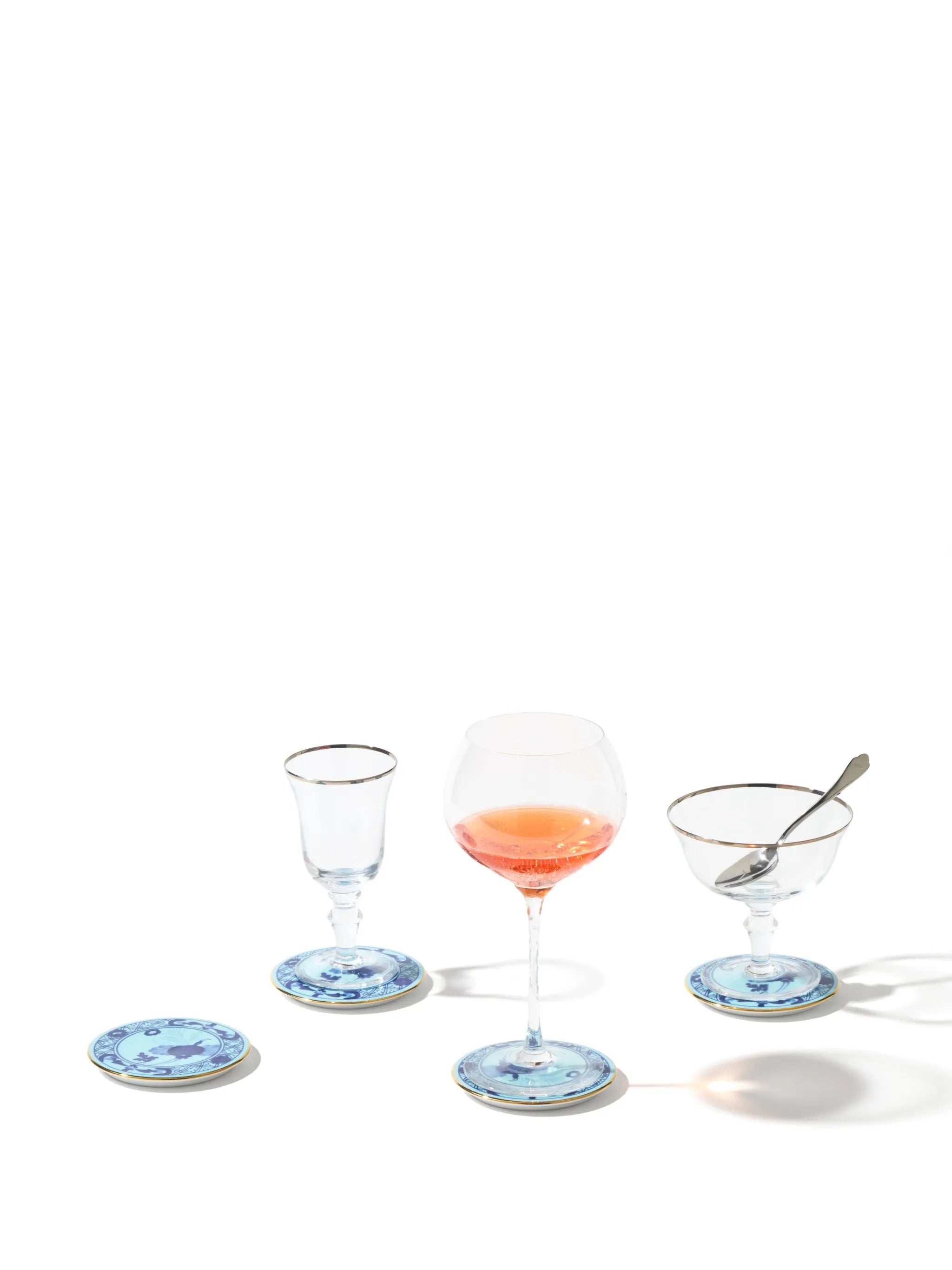 Oriente Iris coaster set