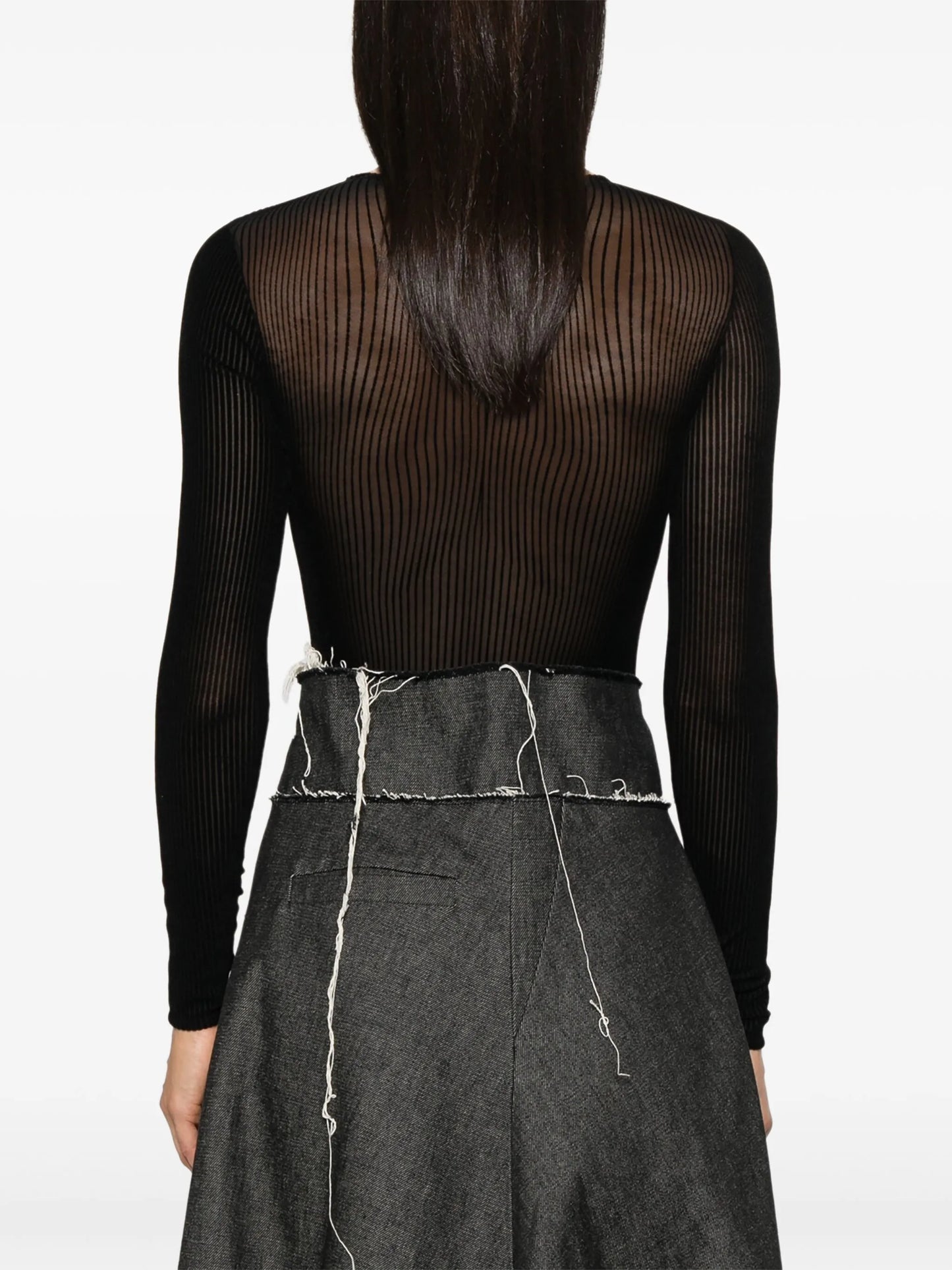The Morphing pinstripe bodysuit