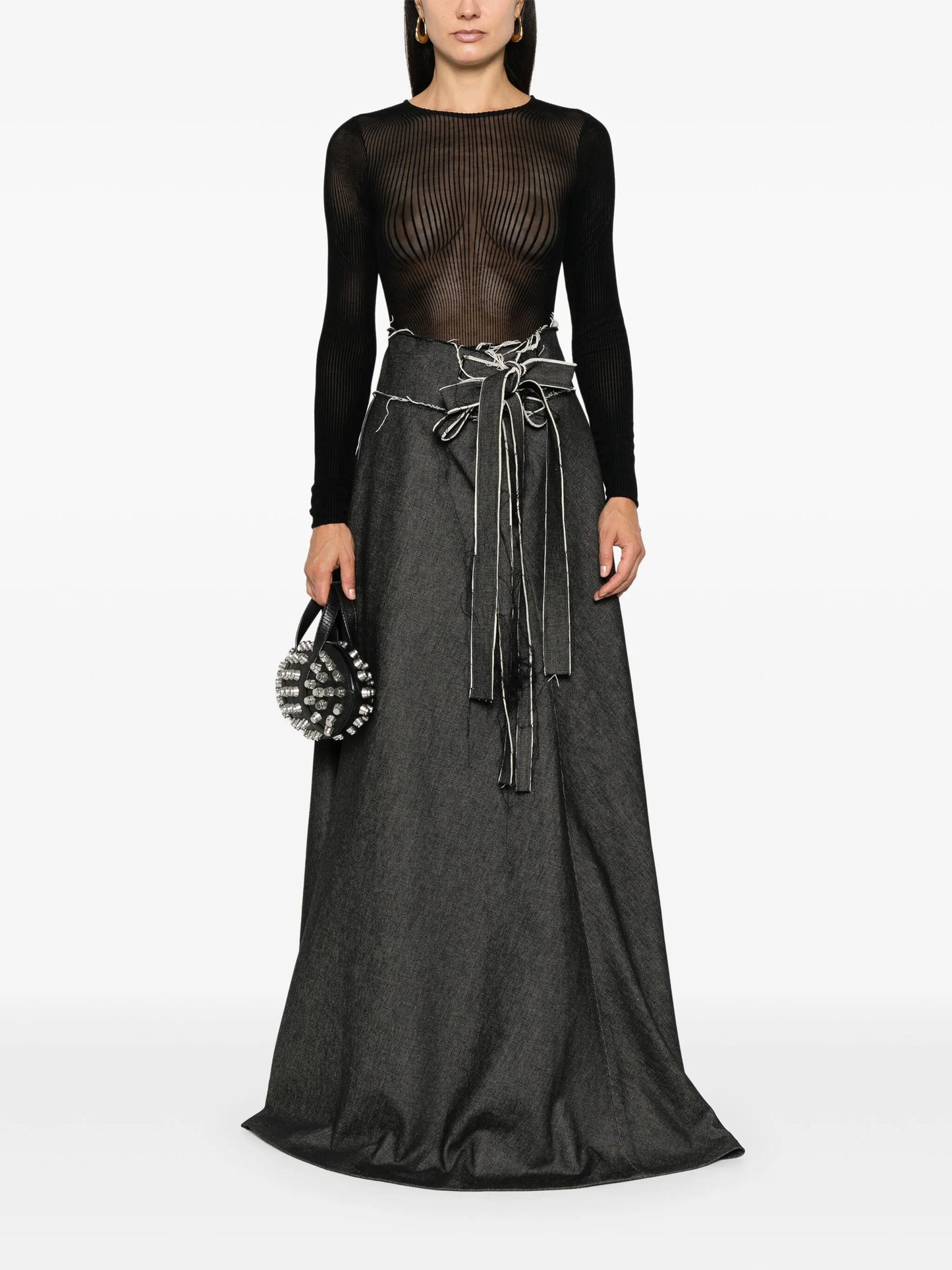 The Morphing pinstripe bodysuit