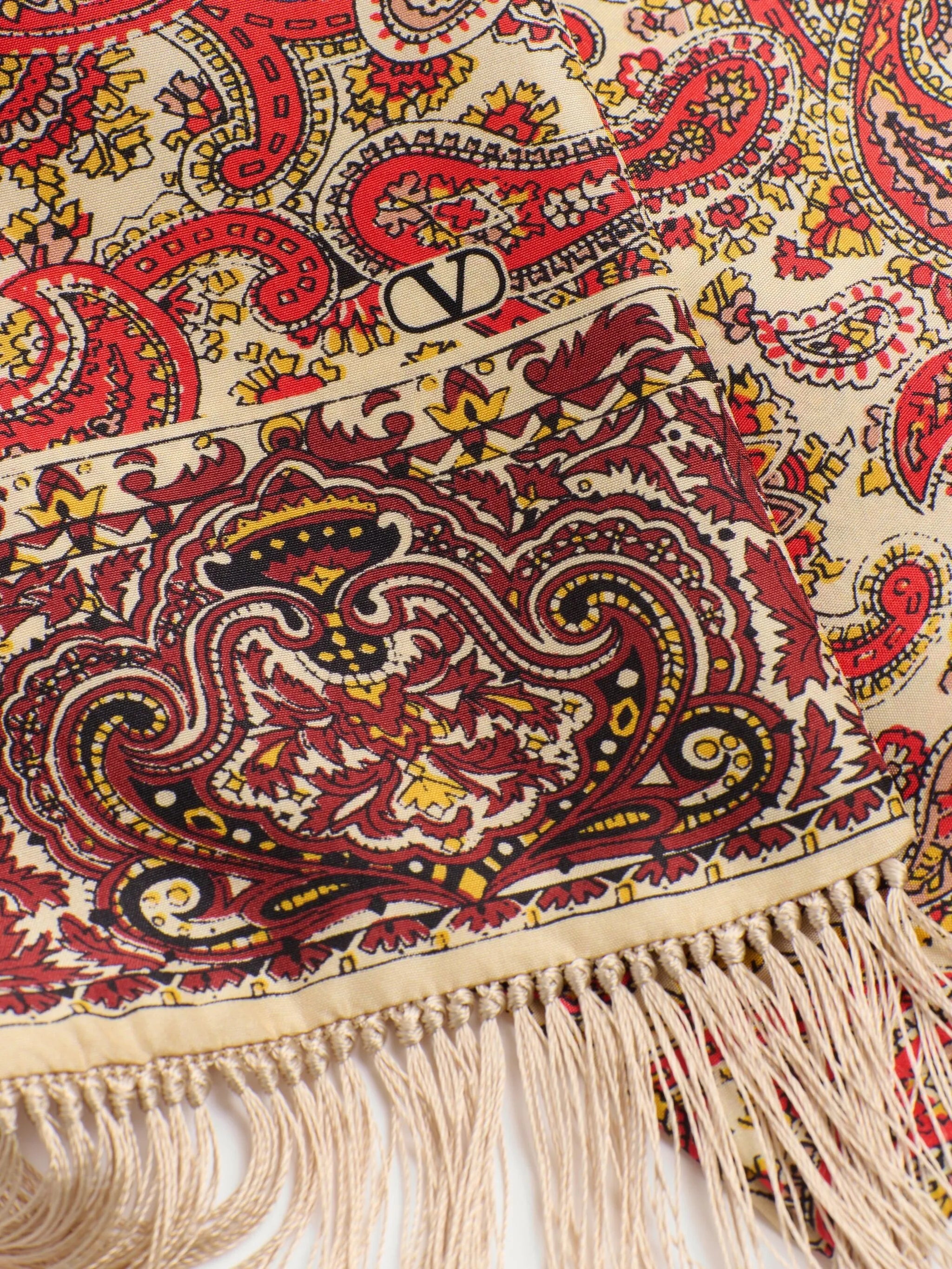 Voyage Imaginaire silk bandeau scarf