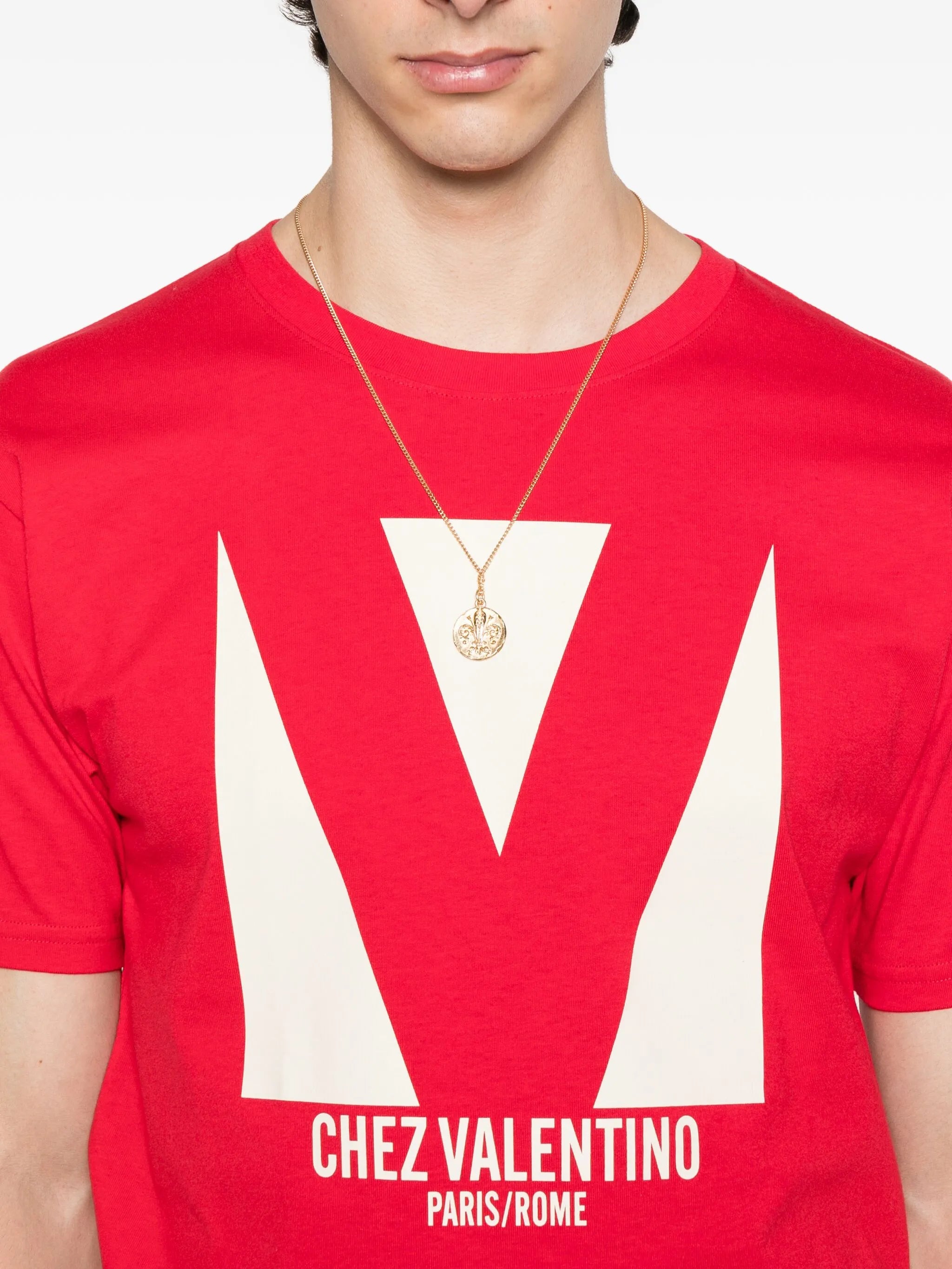 Chez-print T-shirt