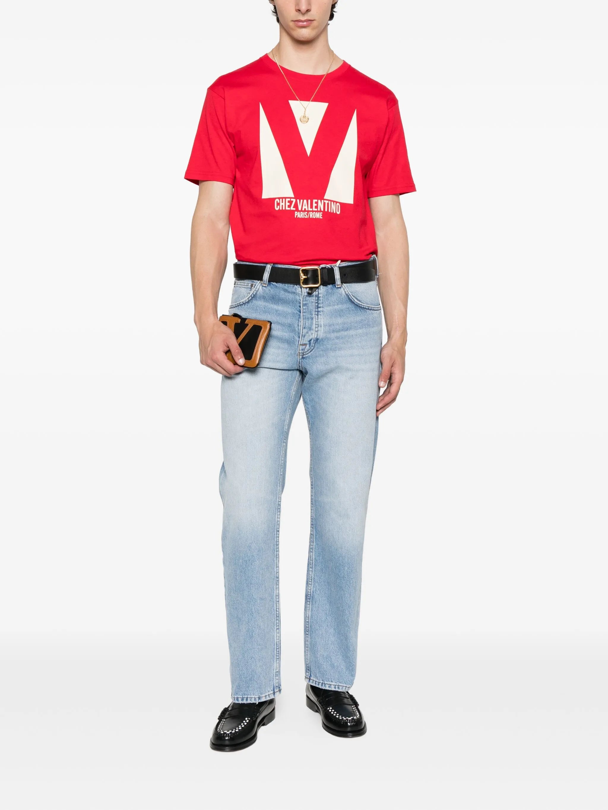 Chez-print T-shirt