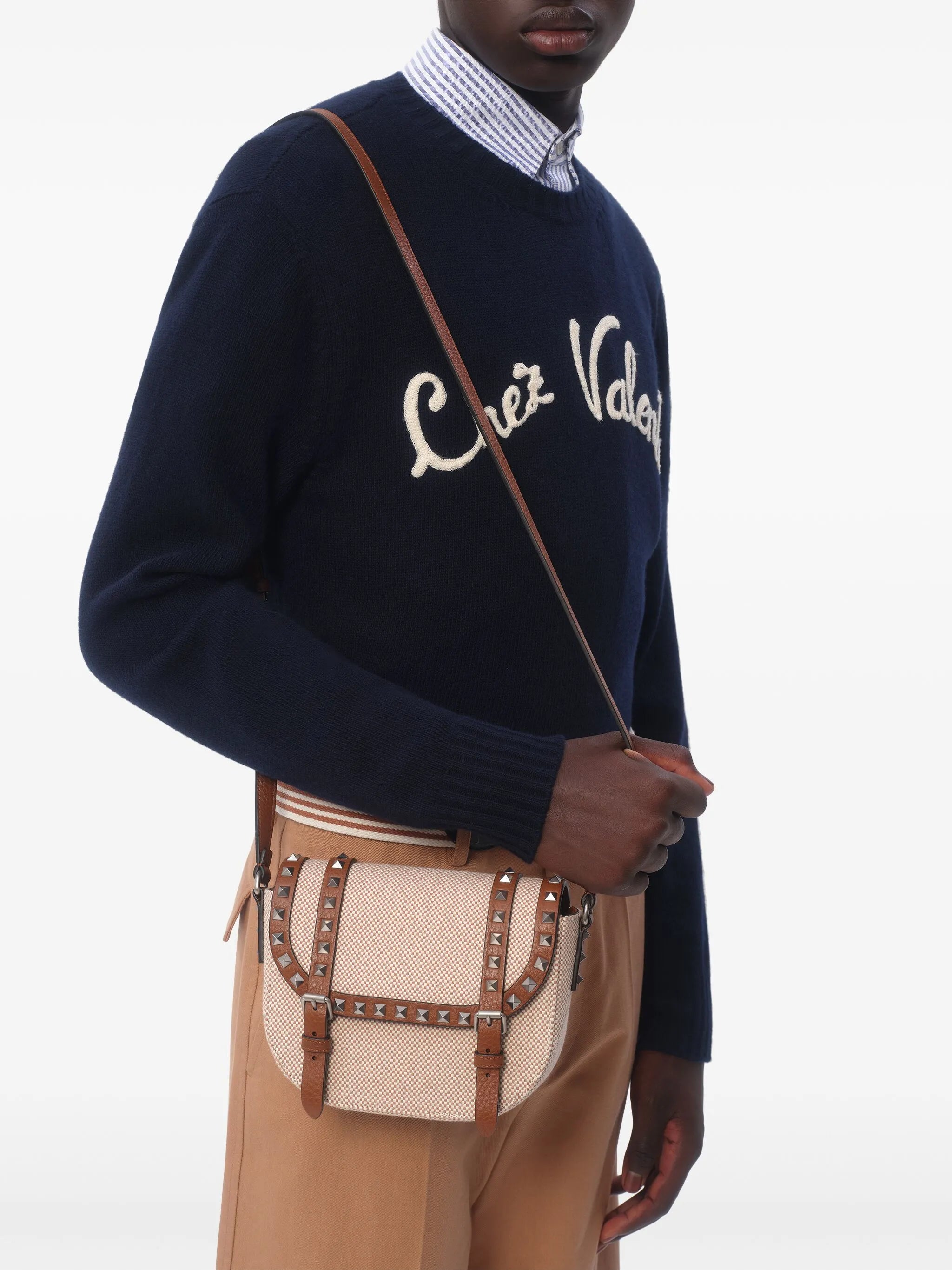 Chez-embroidered sweater