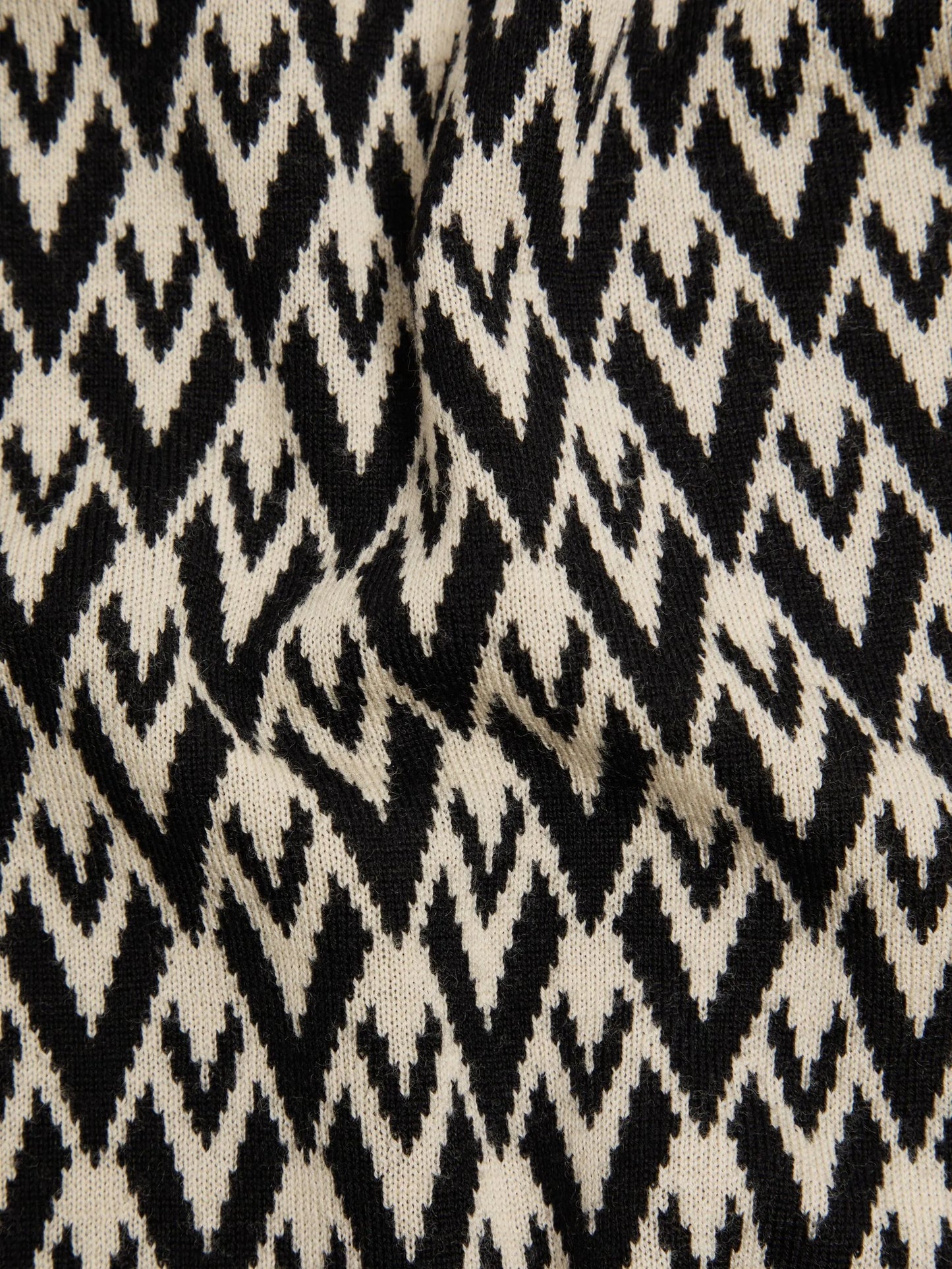 Toute La V jacquard wool sweater
