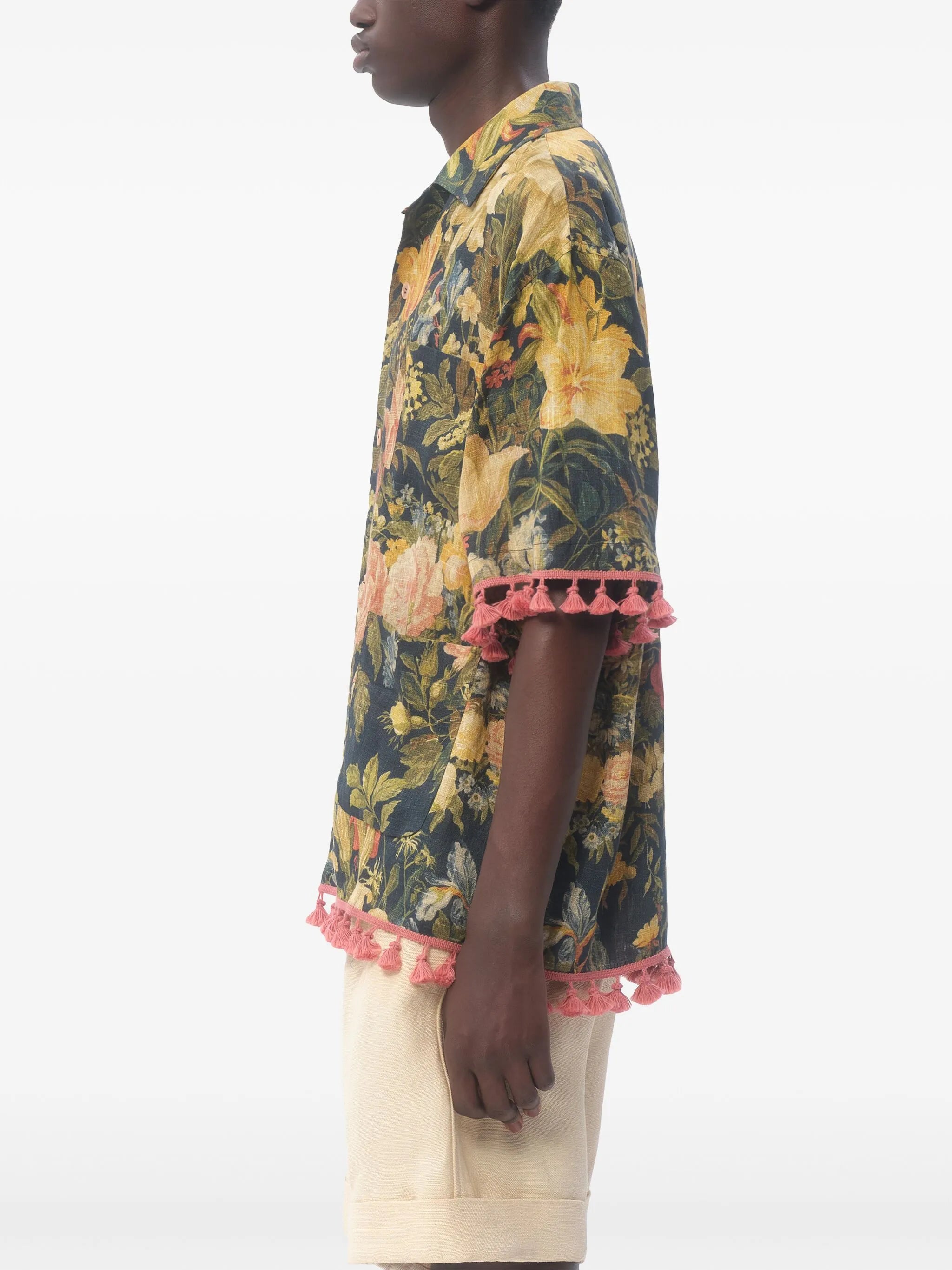 Apres L'Hiver linen bowling shirt