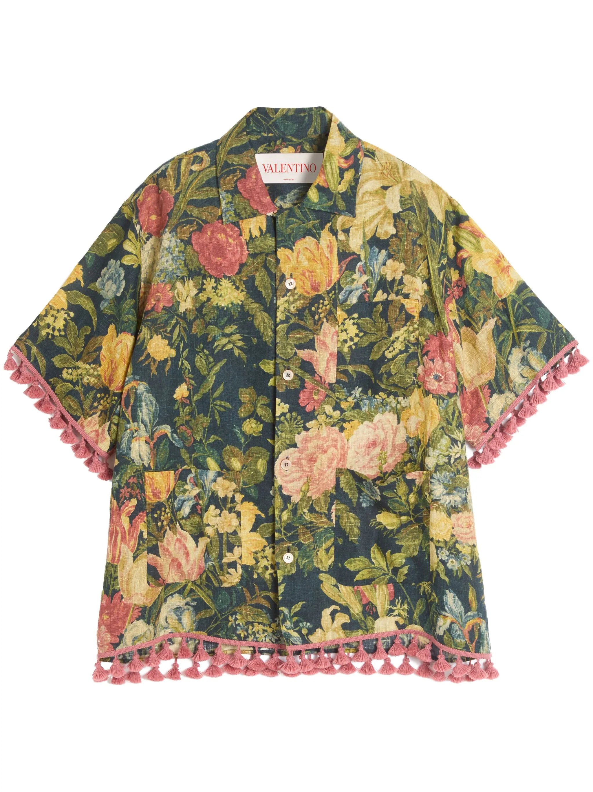 Apres L'Hiver linen bowling shirt