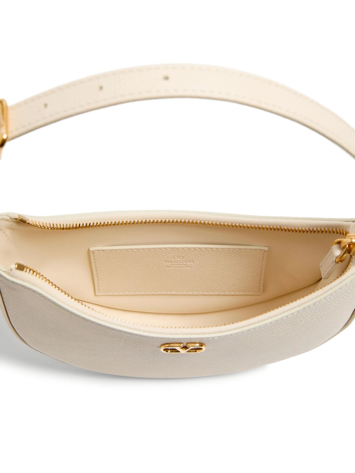 Hobo logo zip mini shoulder bag