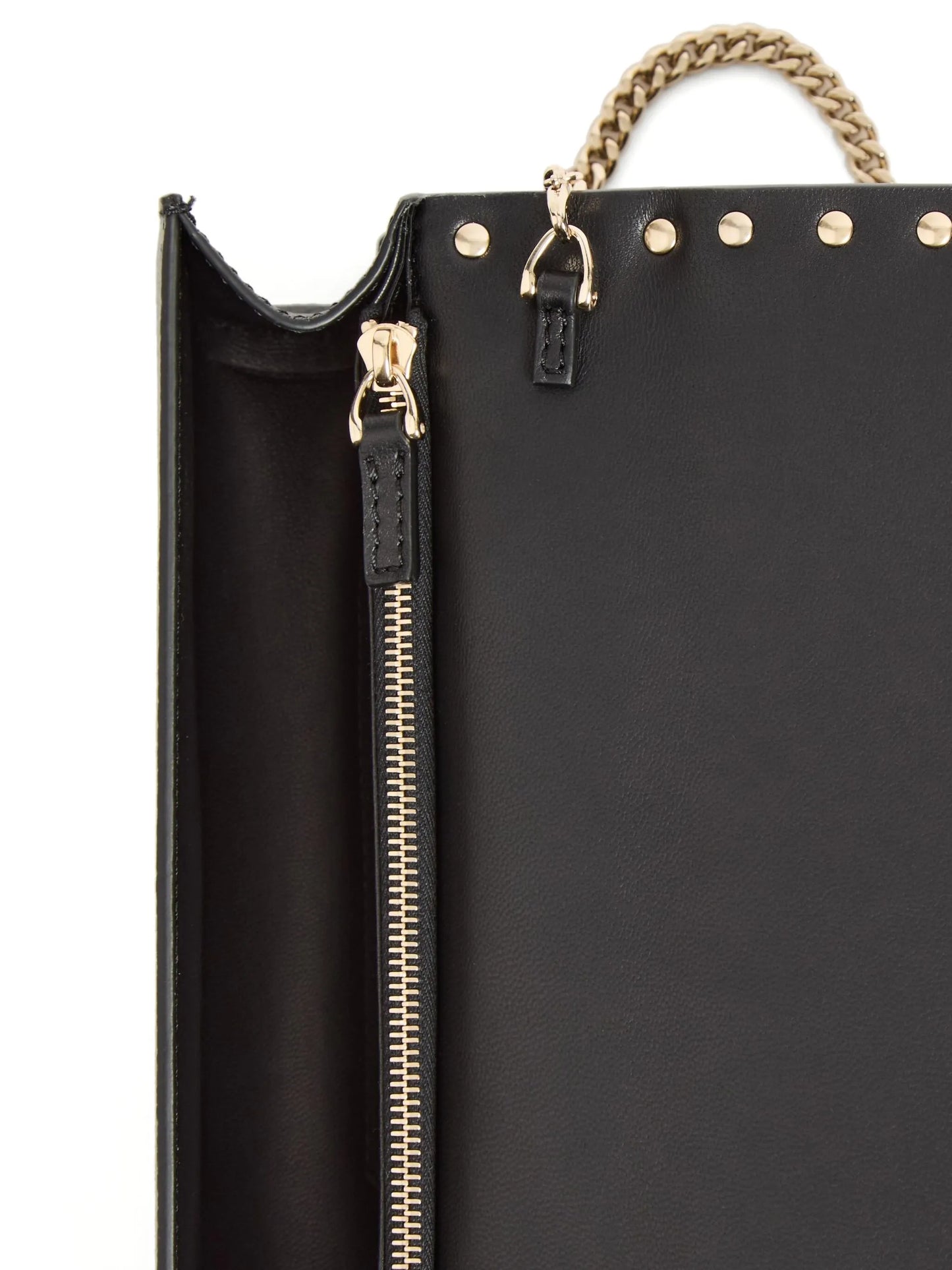 Rockstud chain-strap mini bag