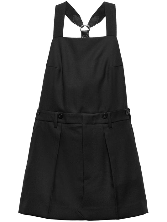 gabardine mini dress