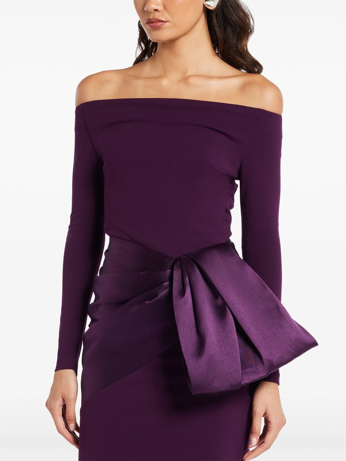 Kori off-shoulder gown