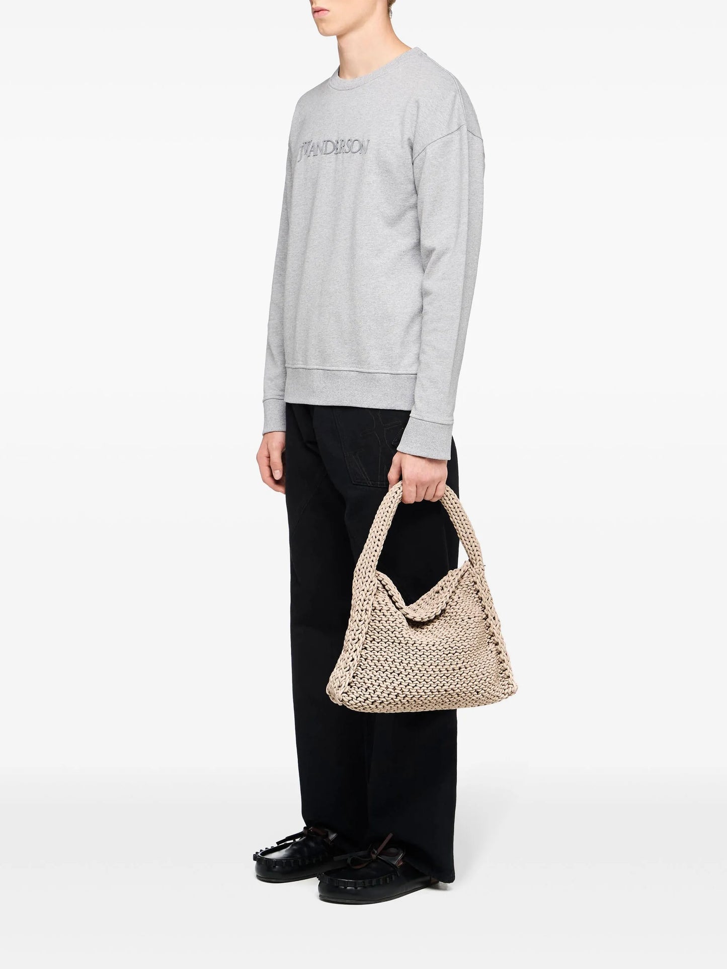 logo-embroidered sweatshirt