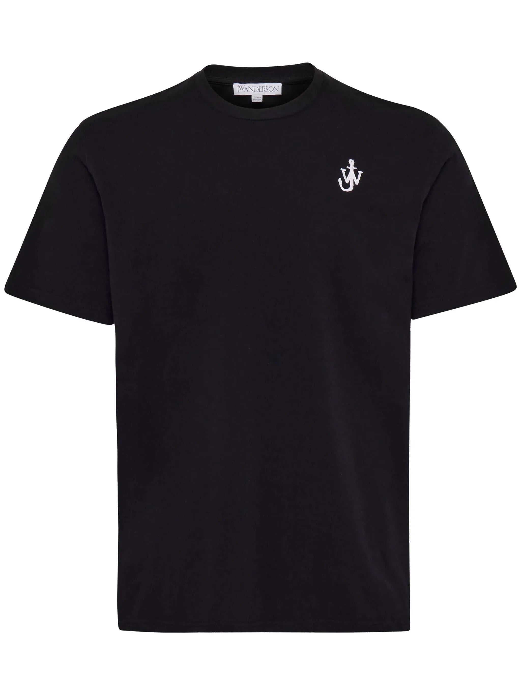 Anchor-embroidered T-shirt