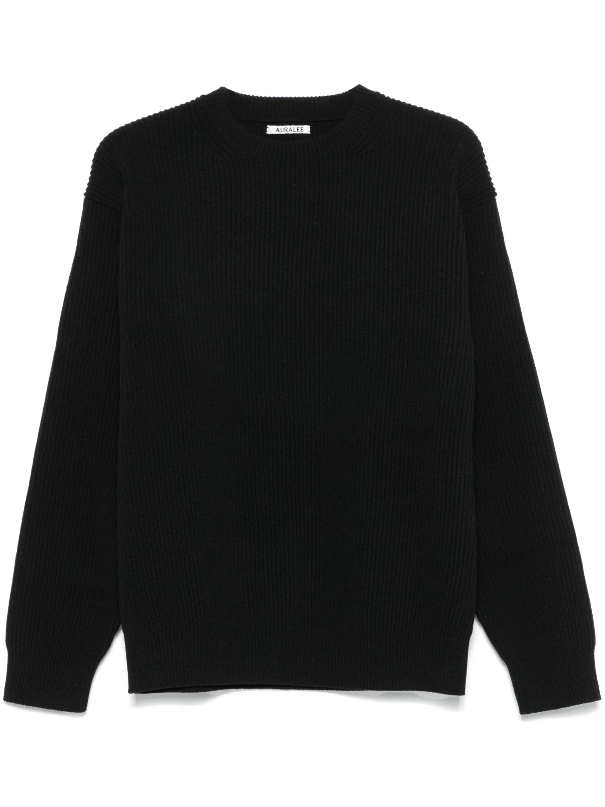 ribbed-knit wool sweater