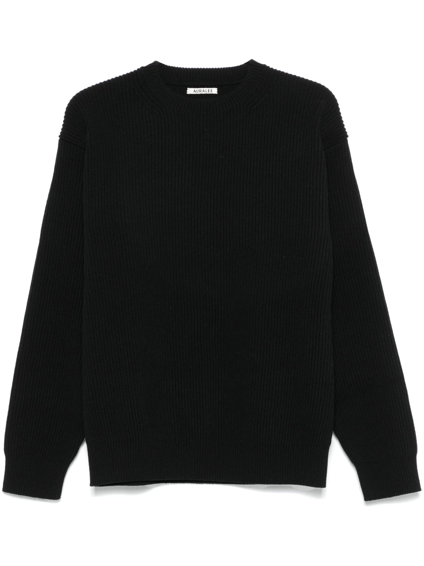 ribbed-knit wool sweater