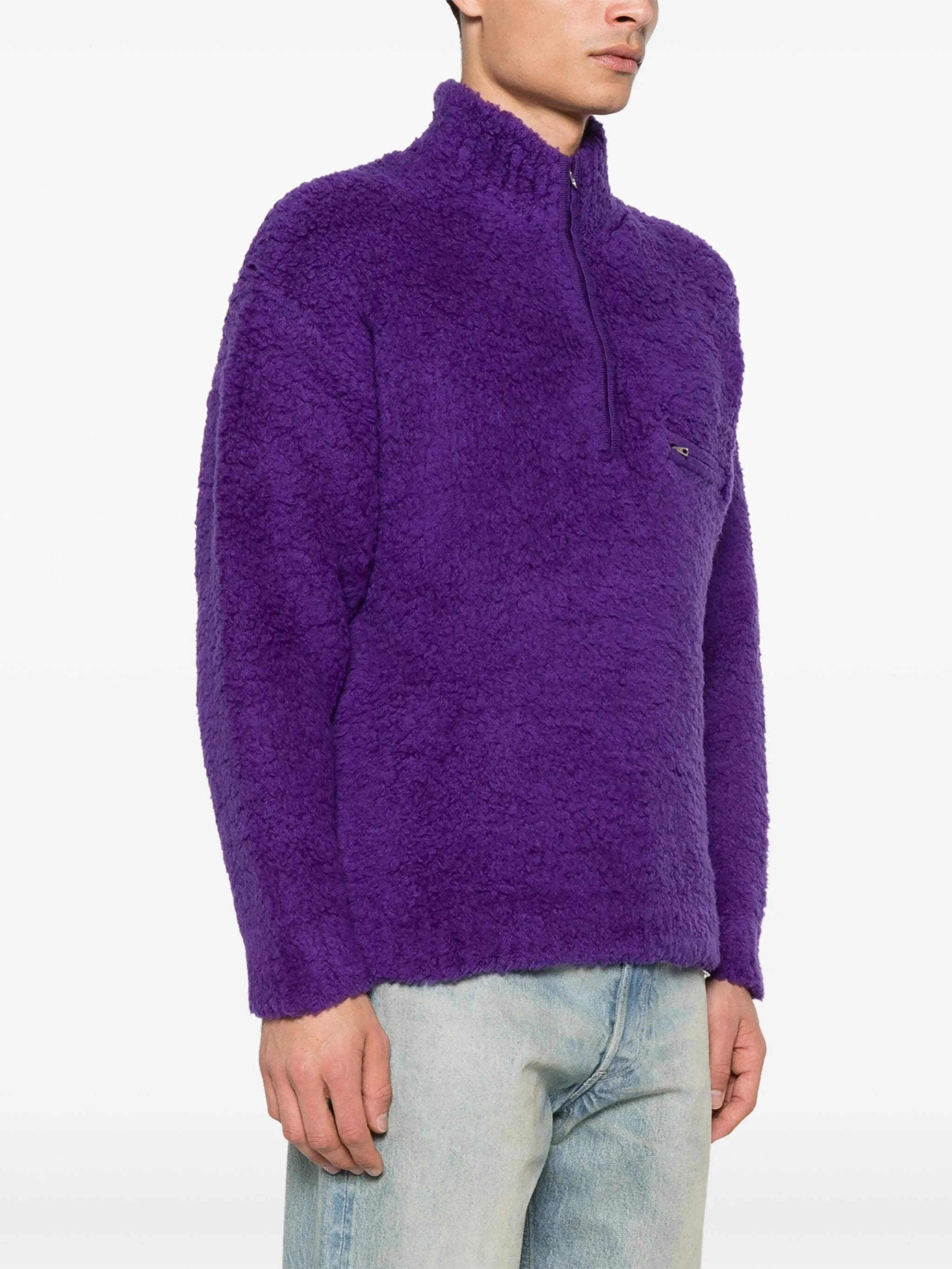 half-zip sweater