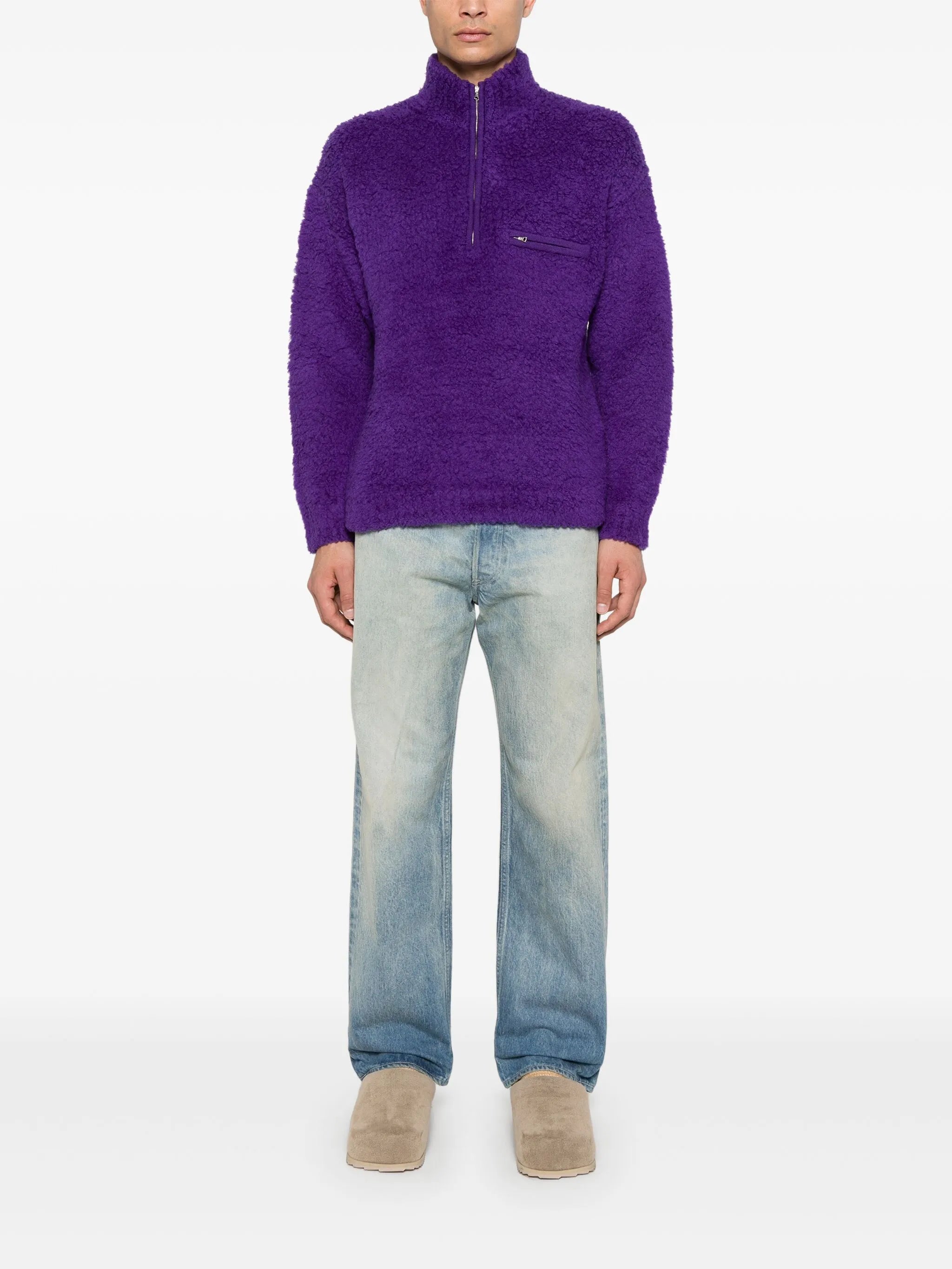 half-zip sweater