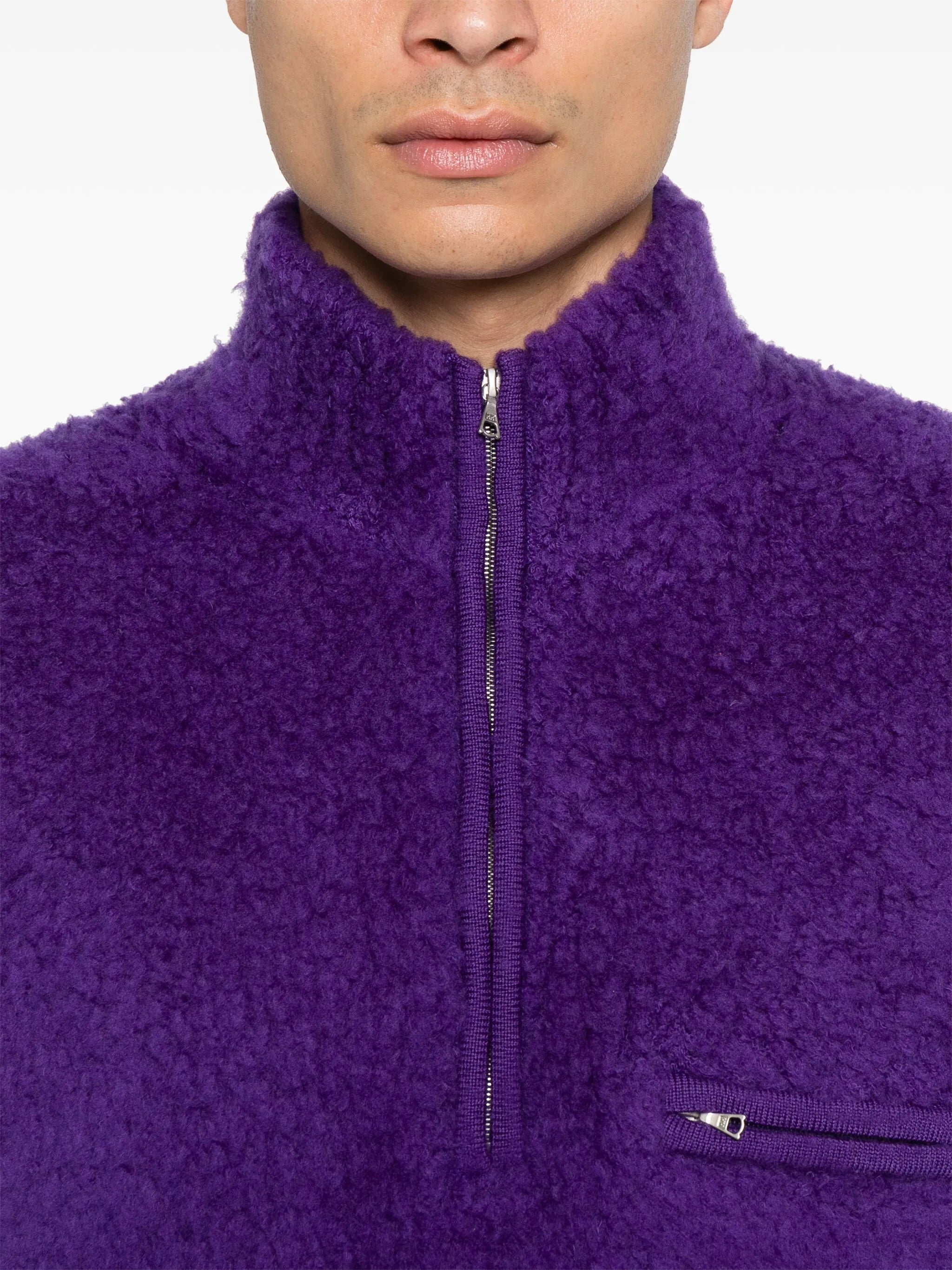 half-zip sweater