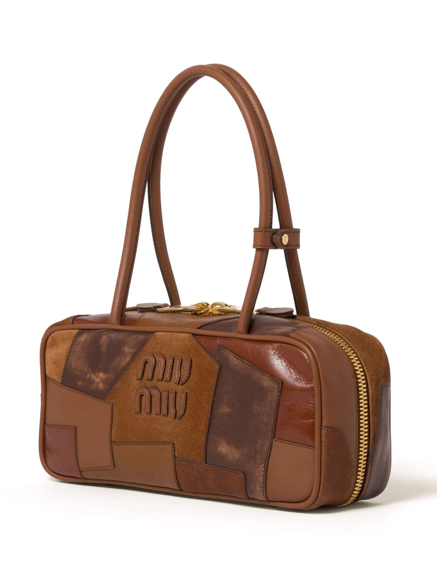 Beau leather patchwork tote bag