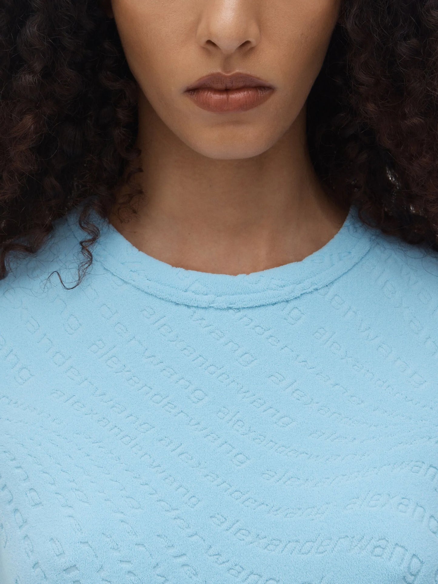 crew-neck shortsleeved mini dress