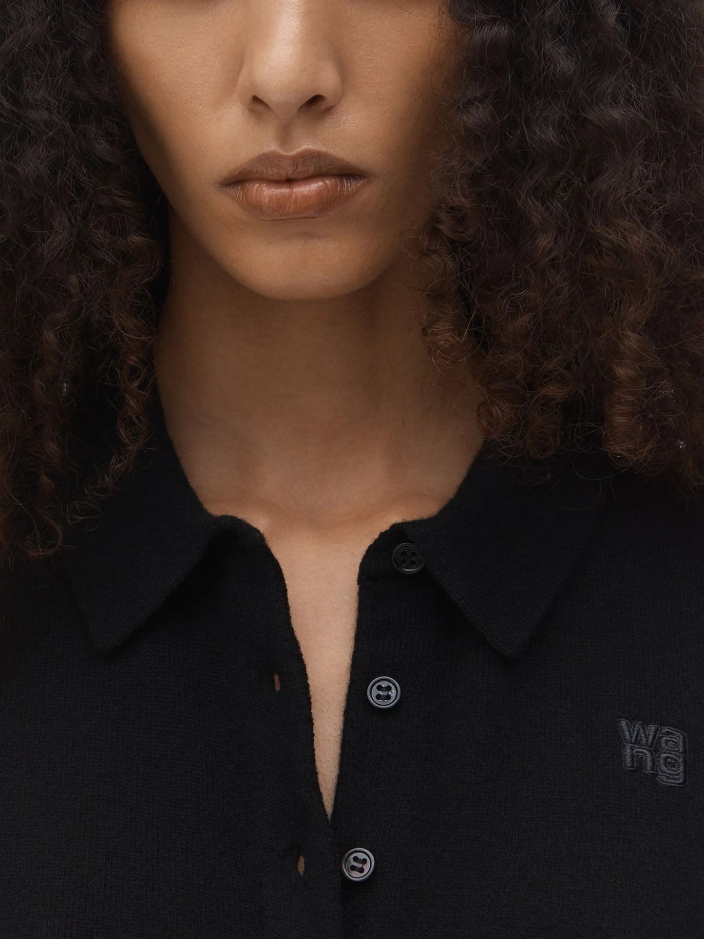 logo-embroidered polo shirt