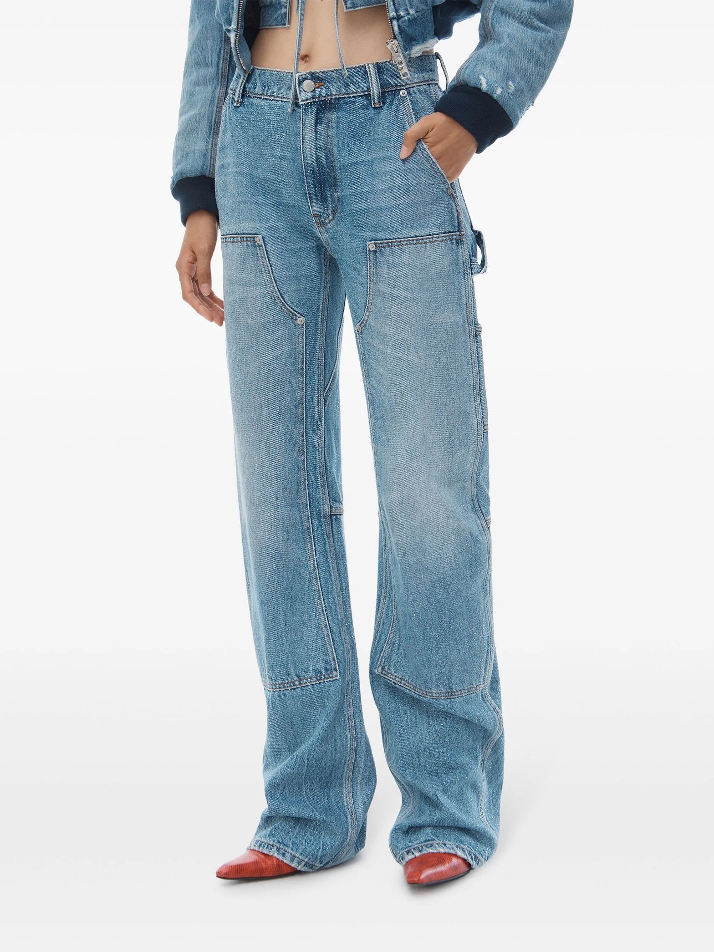 Crystal carpenter jeans