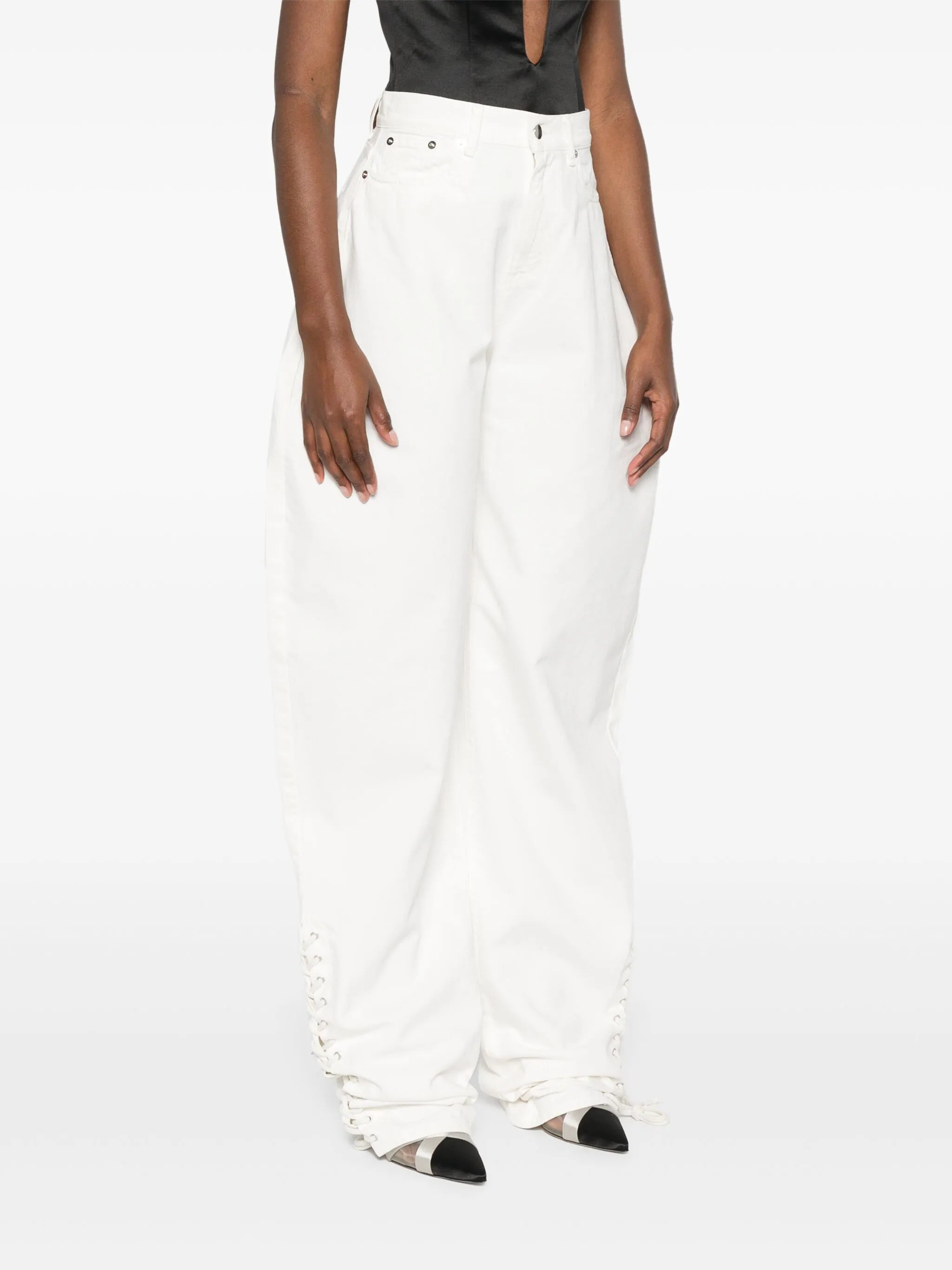 wide-leg jeans