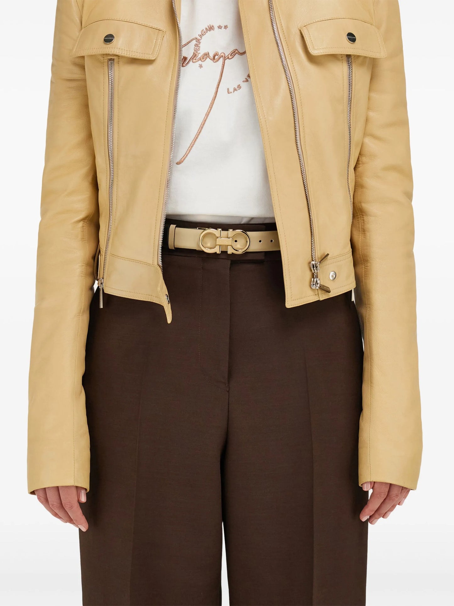 Gancini reversible belt