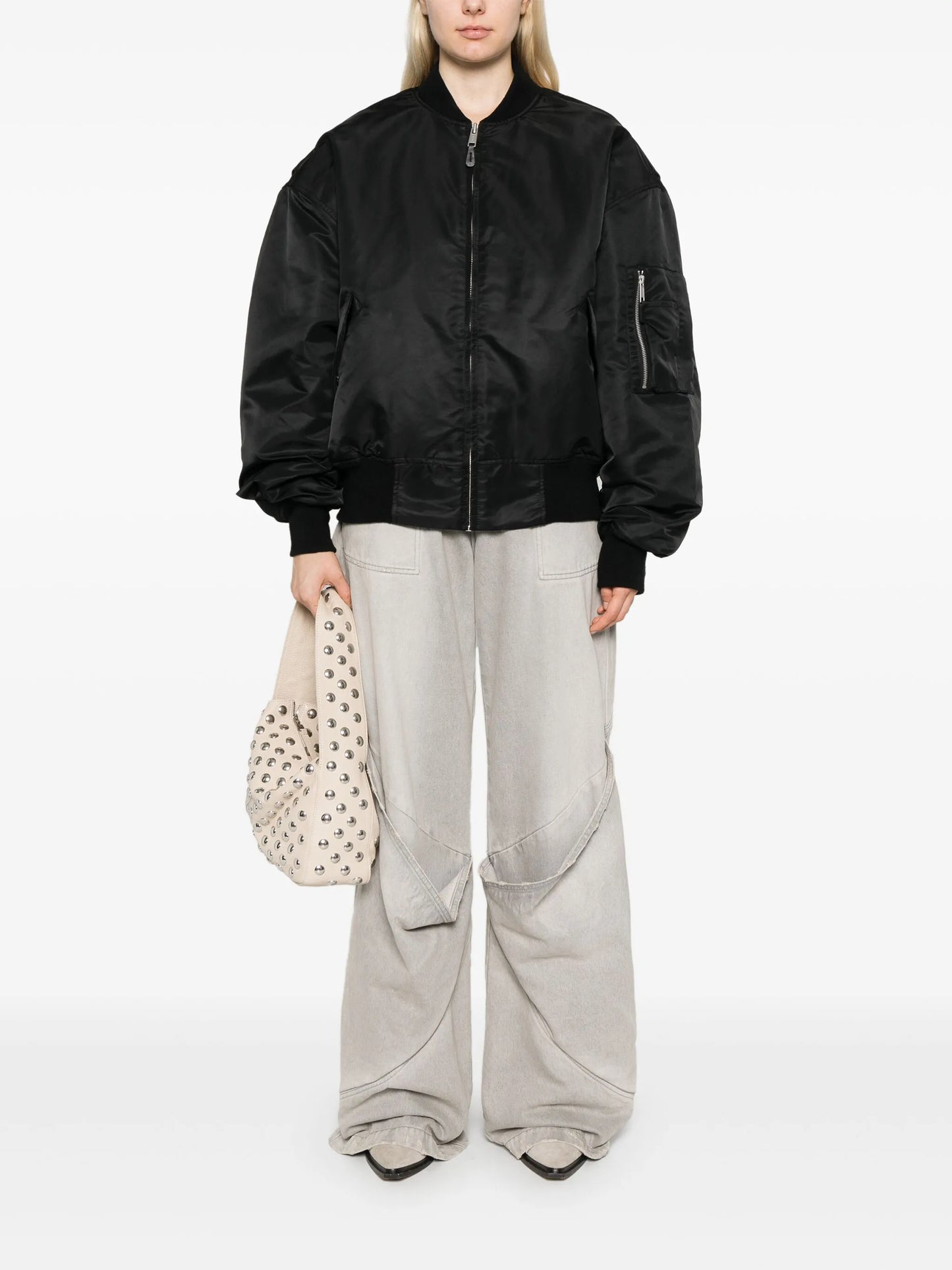 Broad bomber jacket