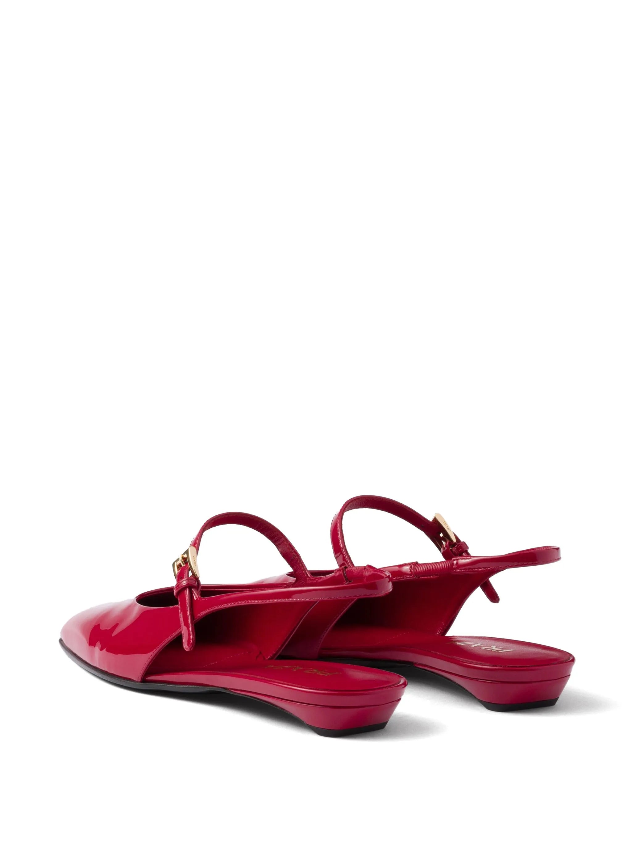leather slingback ballerina shoes