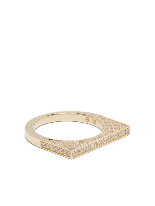 9K yellow gold Sleek ring