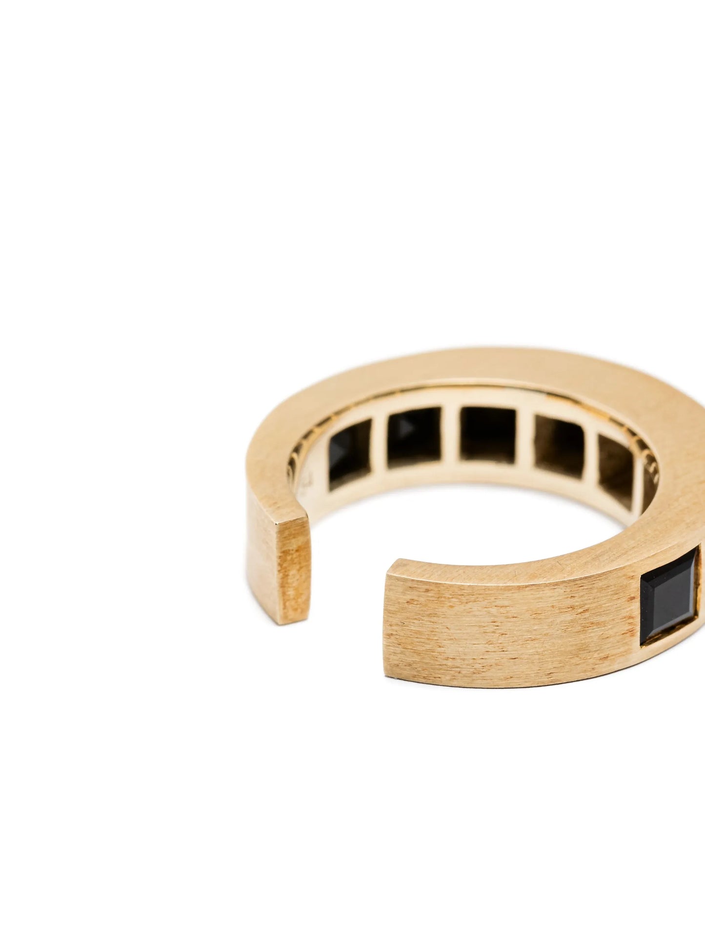 9K recycled gold Arch Square ring