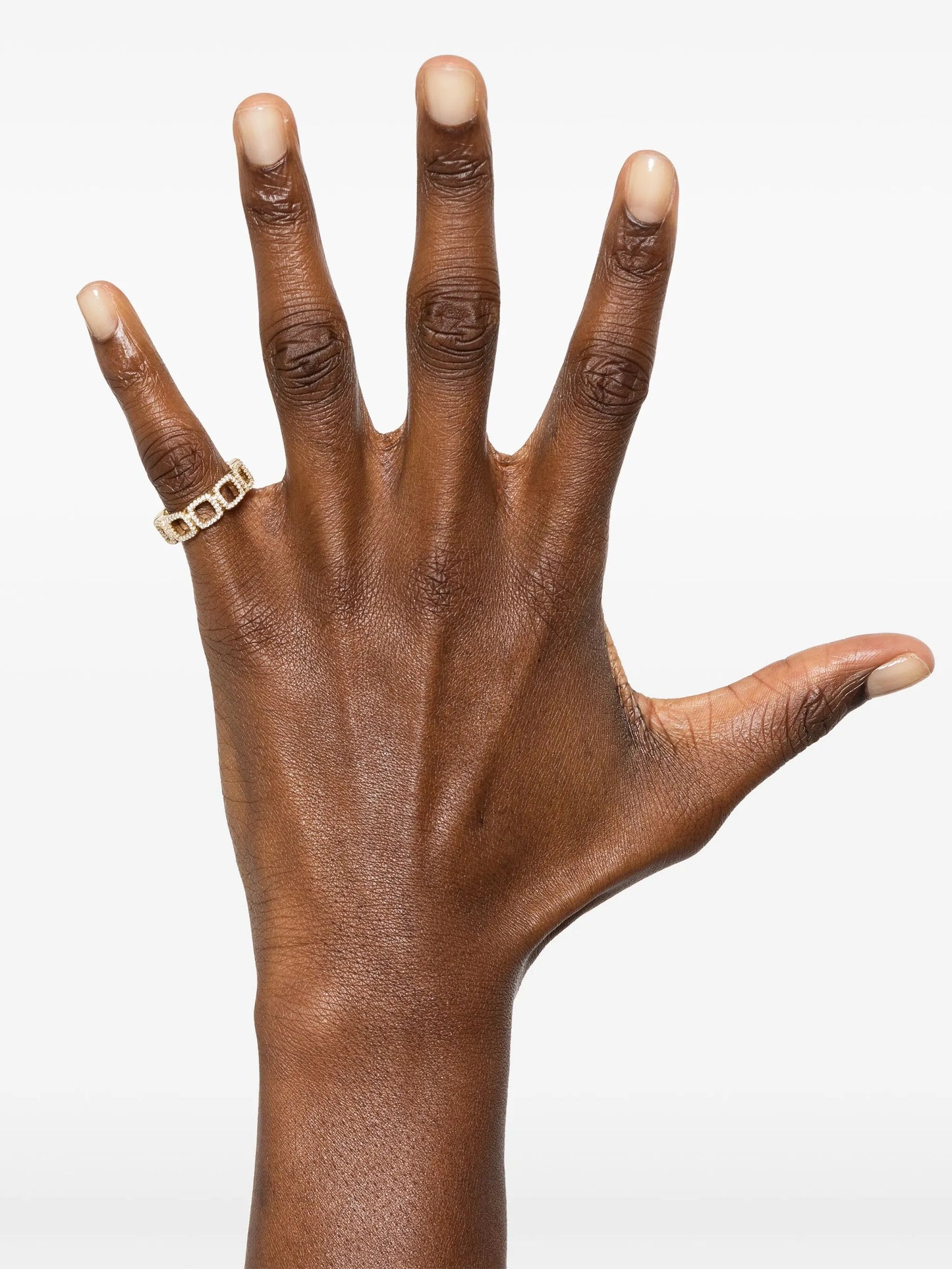 9K gold Cushion ring