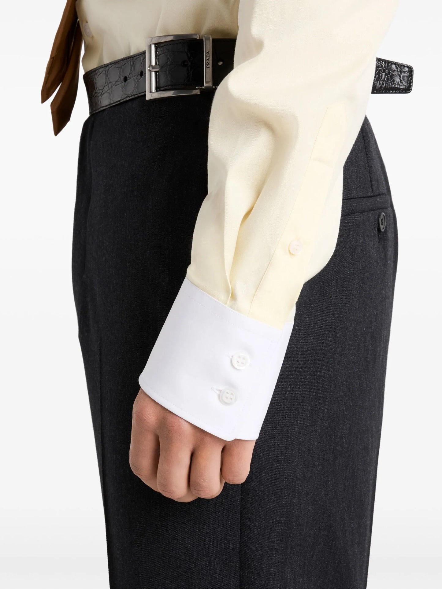 belted chino trousers