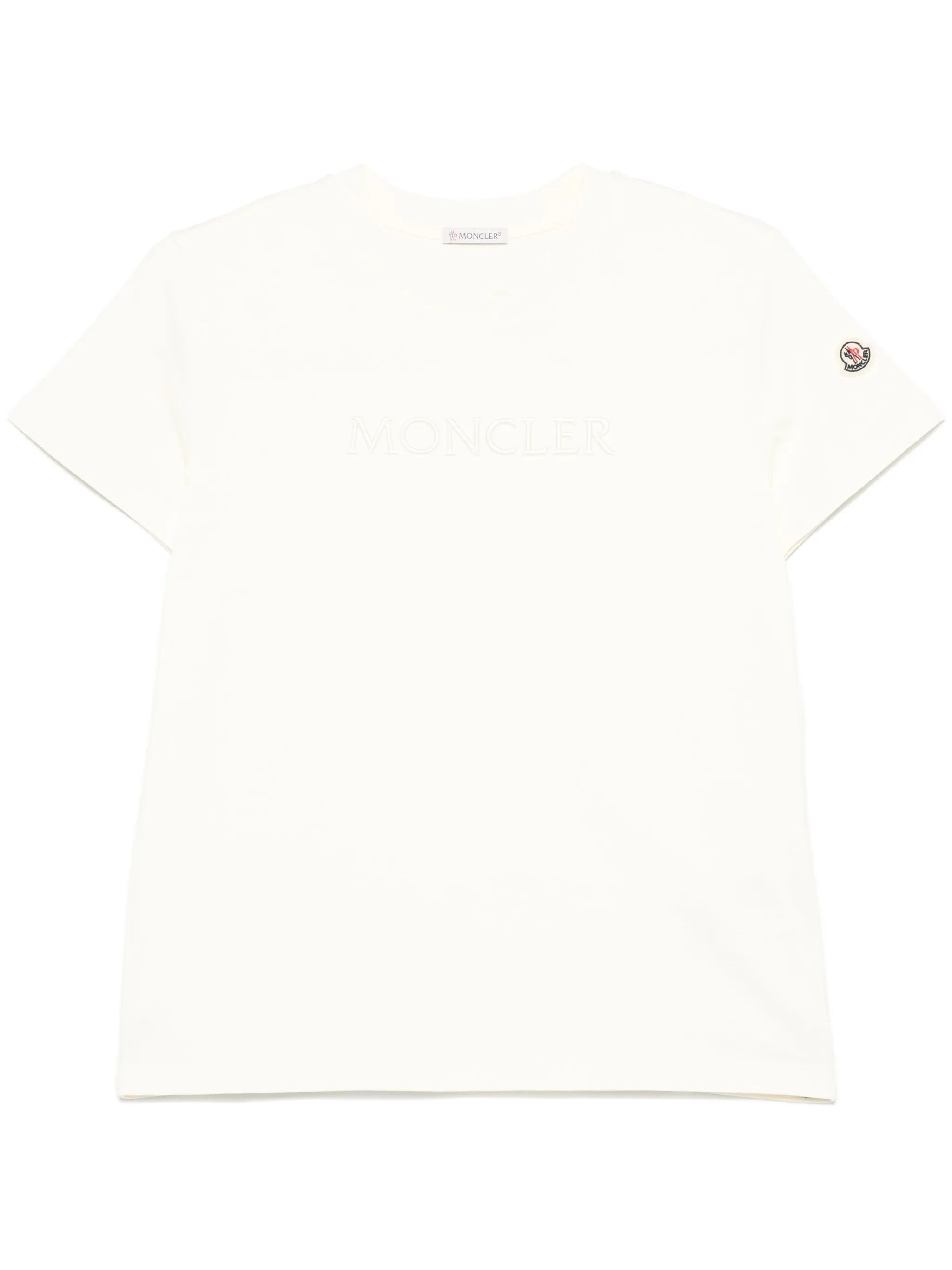 logo-embroidered T-shirt