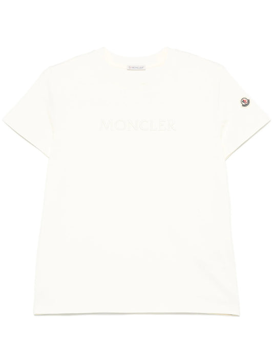 logo-embroidered T-shirt