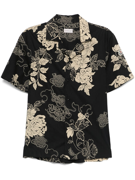 floral-print shirt
