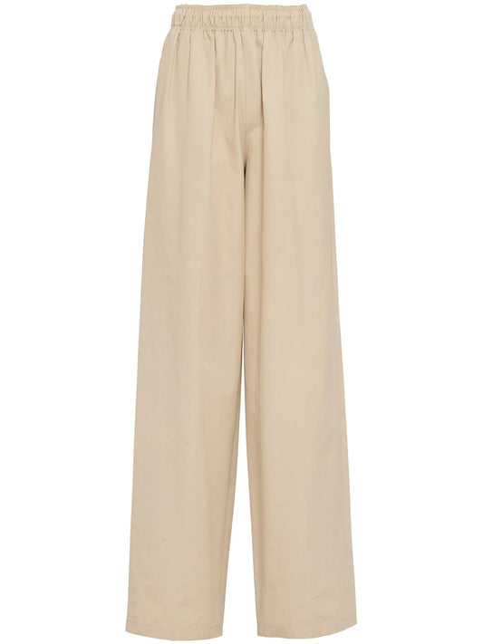 poplin palazzo pants