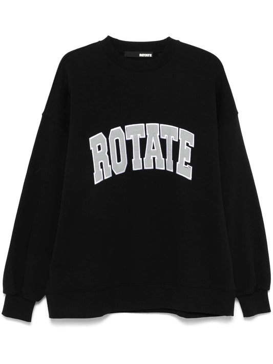 logo-embroidered sweatshirt