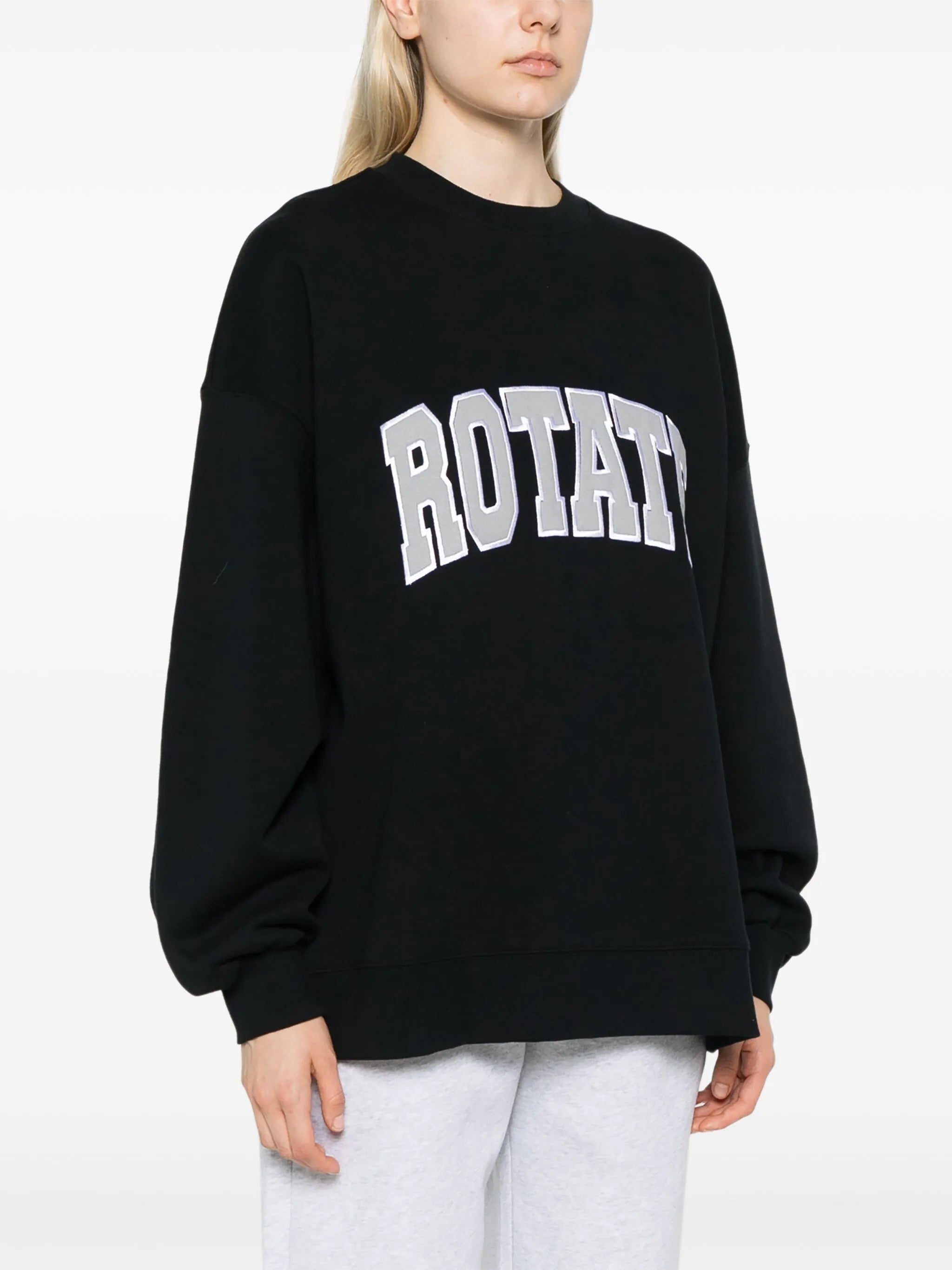 logo-embroidered sweatshirt